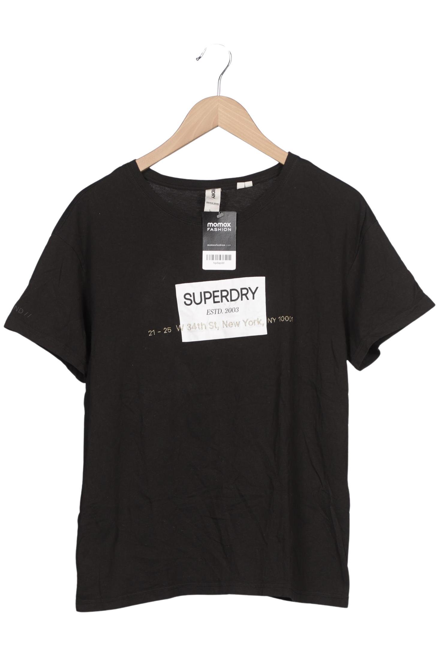 

Superdry Damen T-Shirt, schwarz, Gr. 40