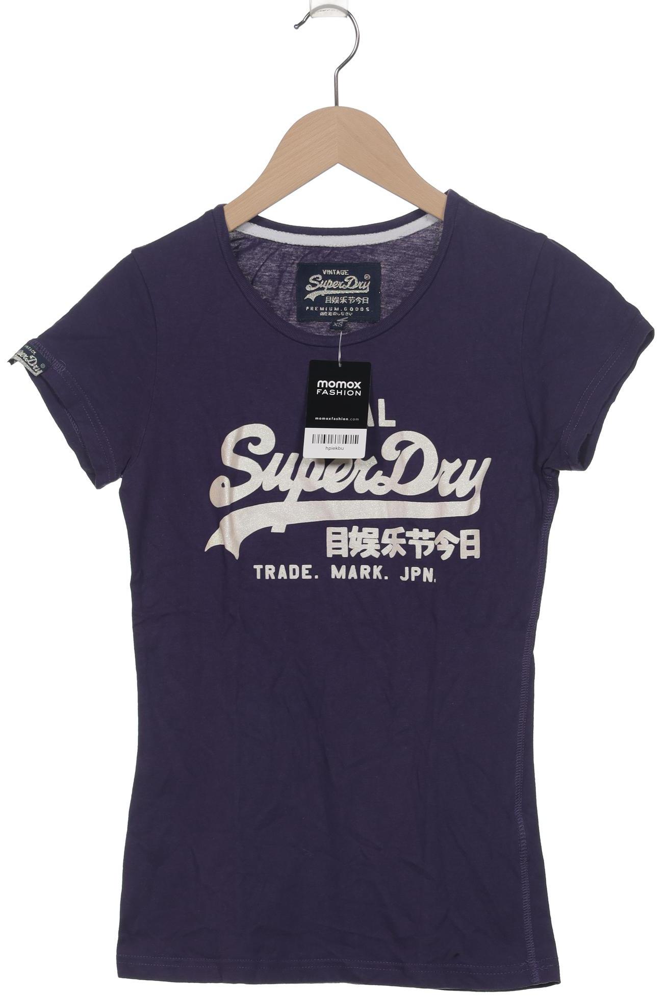 

Superdry Damen T-Shirt, flieder, Gr. 34