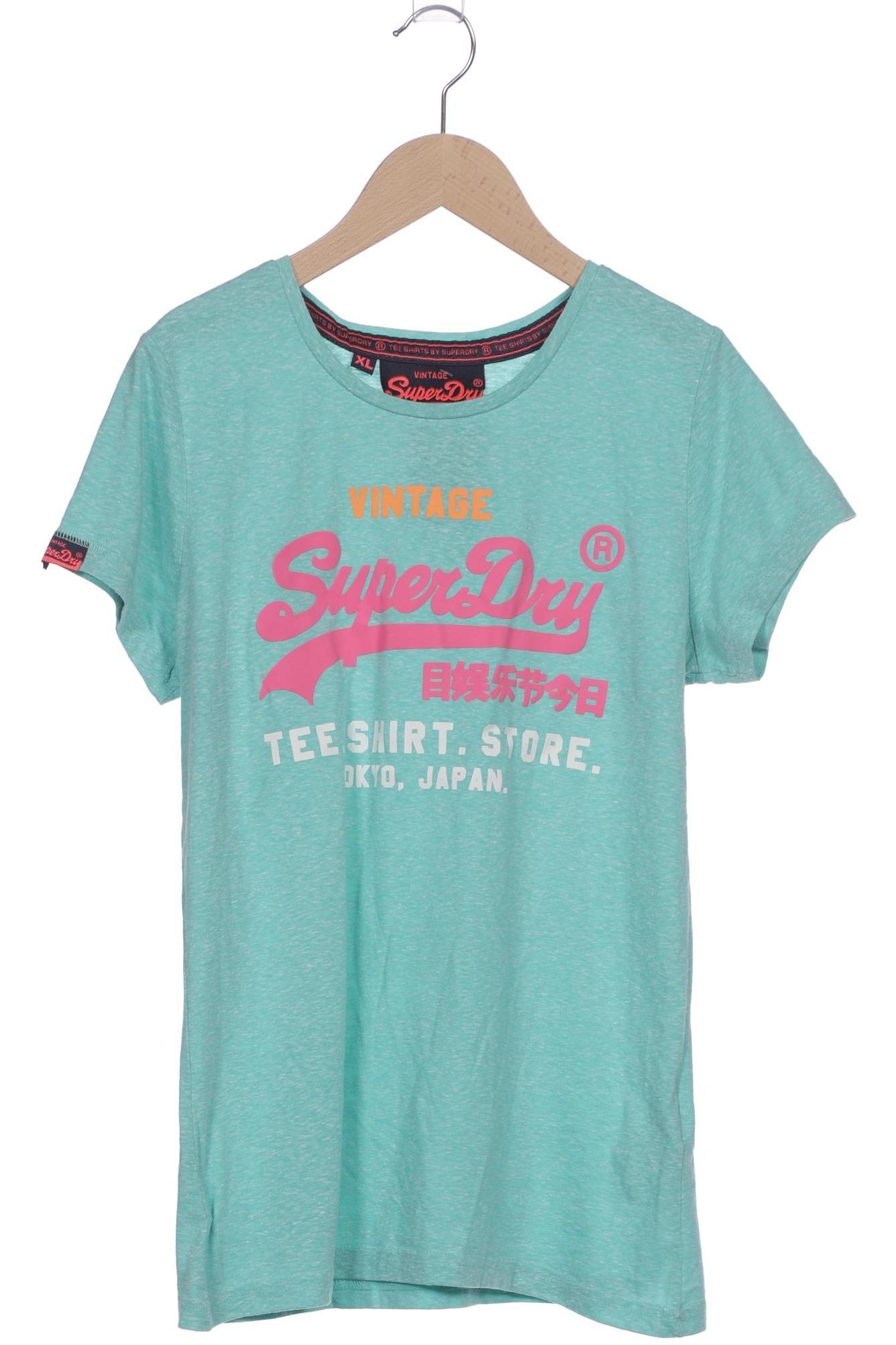 

Superdry Damen T-Shirt, türkis, Gr. 44