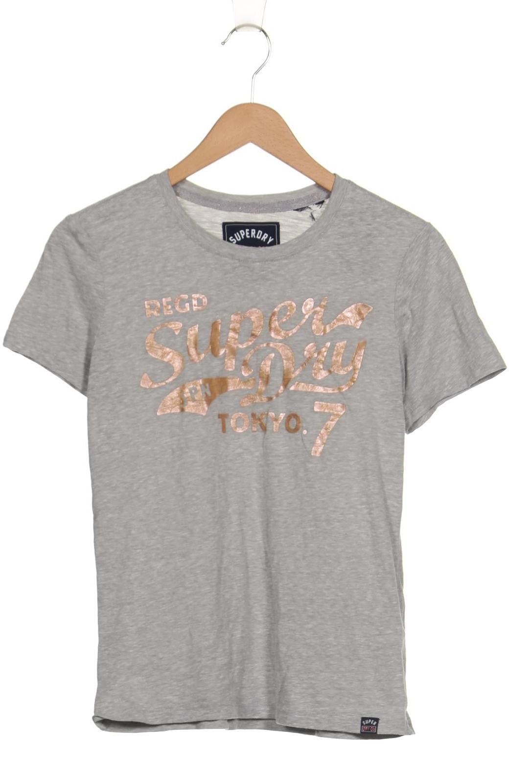 

Superdry Damen T-Shirt, grau, Gr. 38