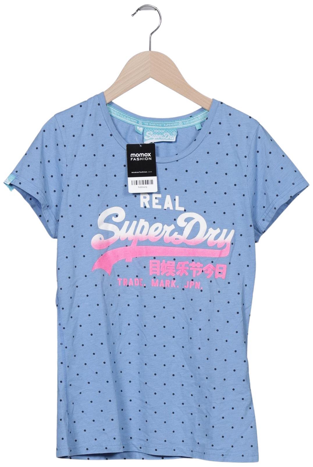 

Superdry Damen T-Shirt, blau, Gr. 38