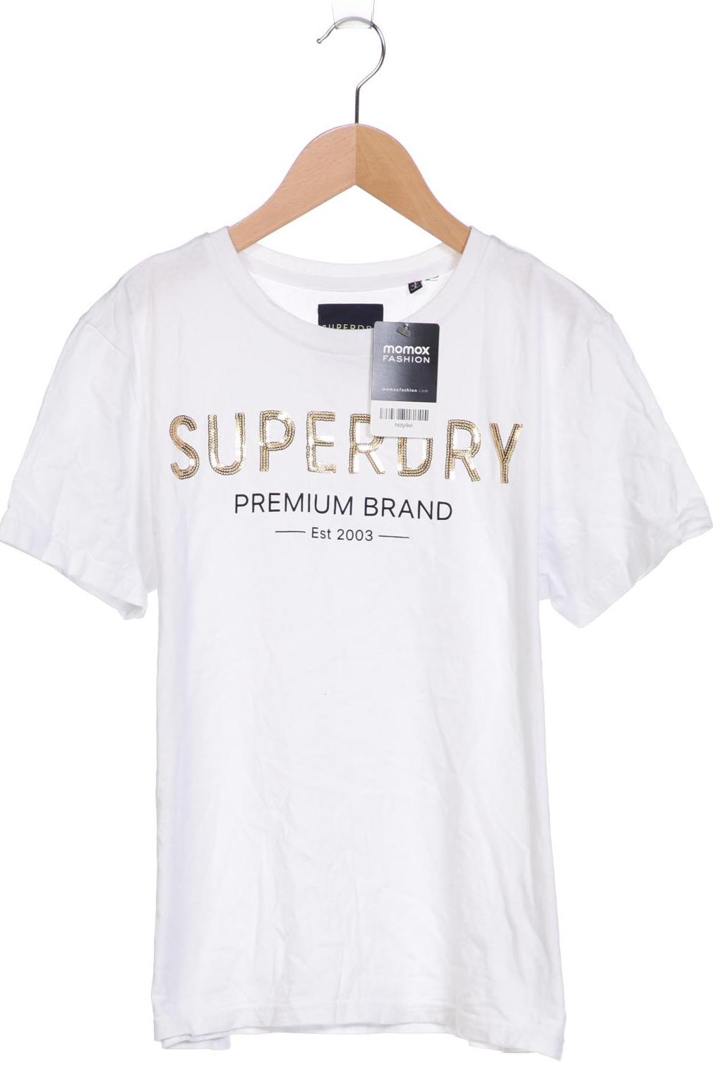 

Superdry Damen T-Shirt, weiß, Gr. 42