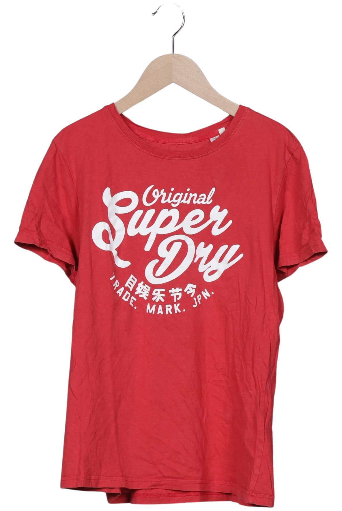 

Superdry Damen T-Shirt, rot, Gr. 42