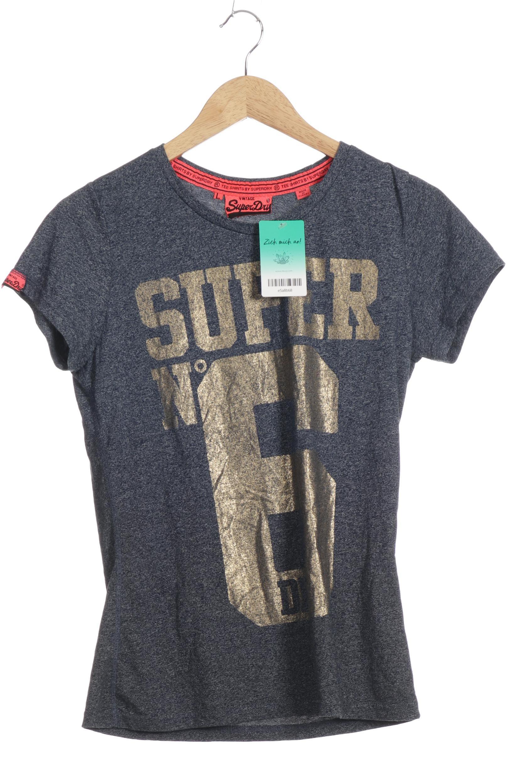 

Superdry Damen T-Shirt, blau, Gr. 42