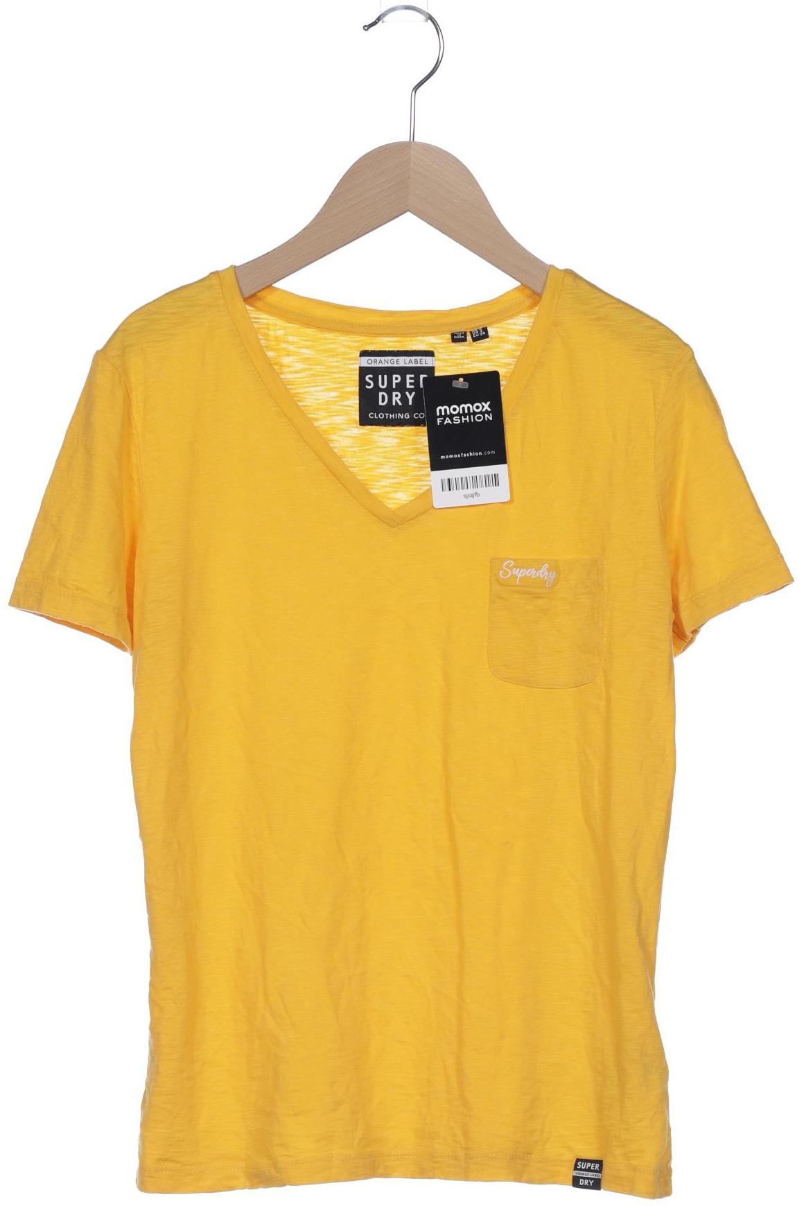 

Superdry Damen T-Shirt, gelb, Gr. 34