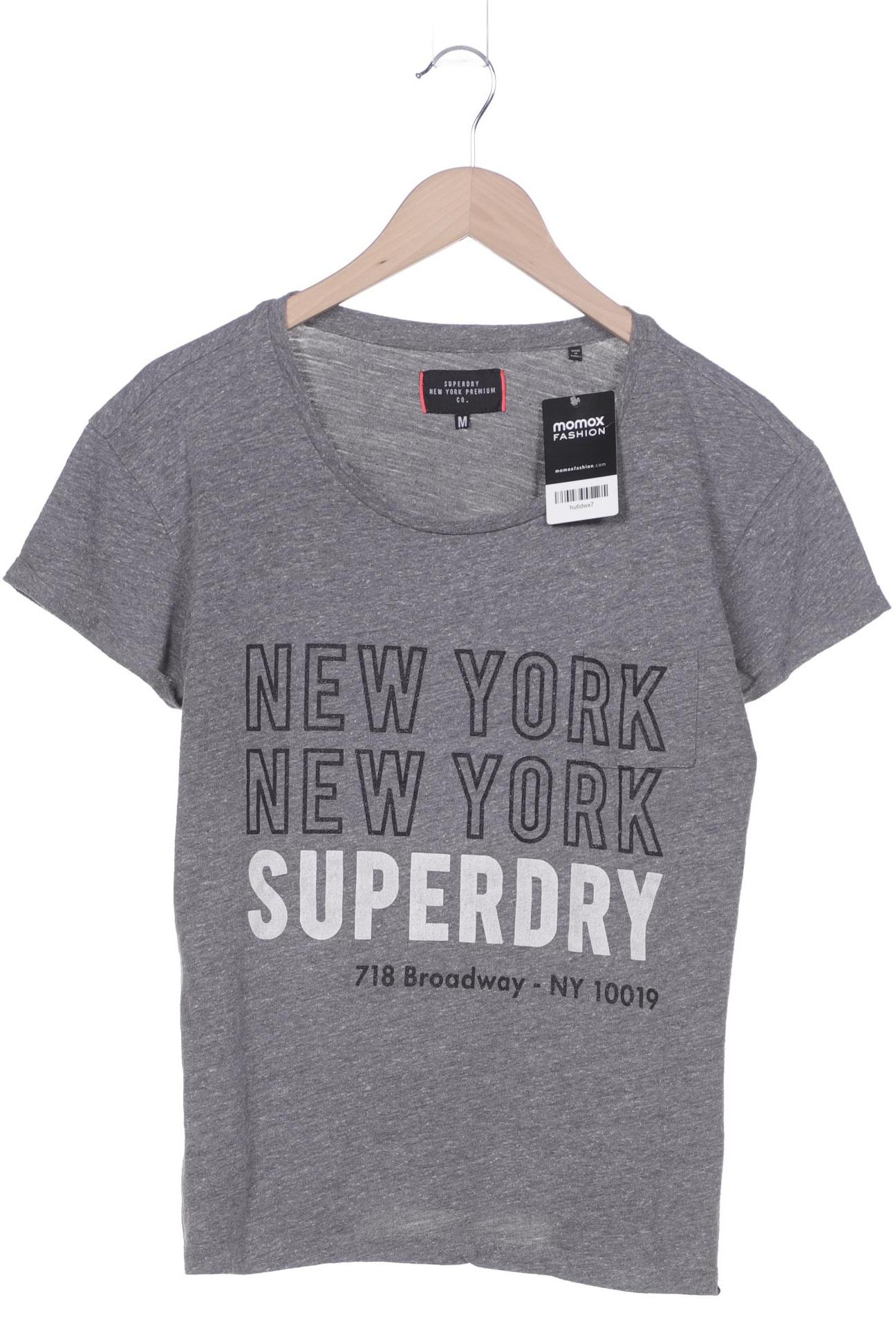 

Superdry Damen T-Shirt, grau, Gr. 38