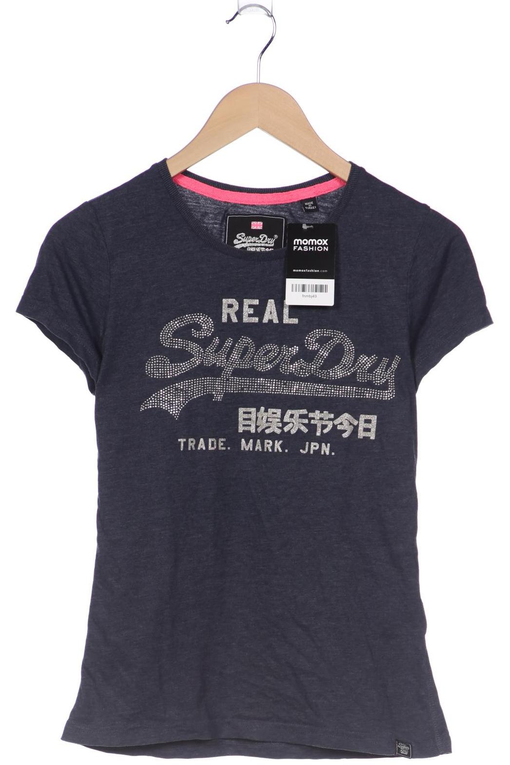

Superdry Damen T-Shirt, marineblau, Gr. 38
