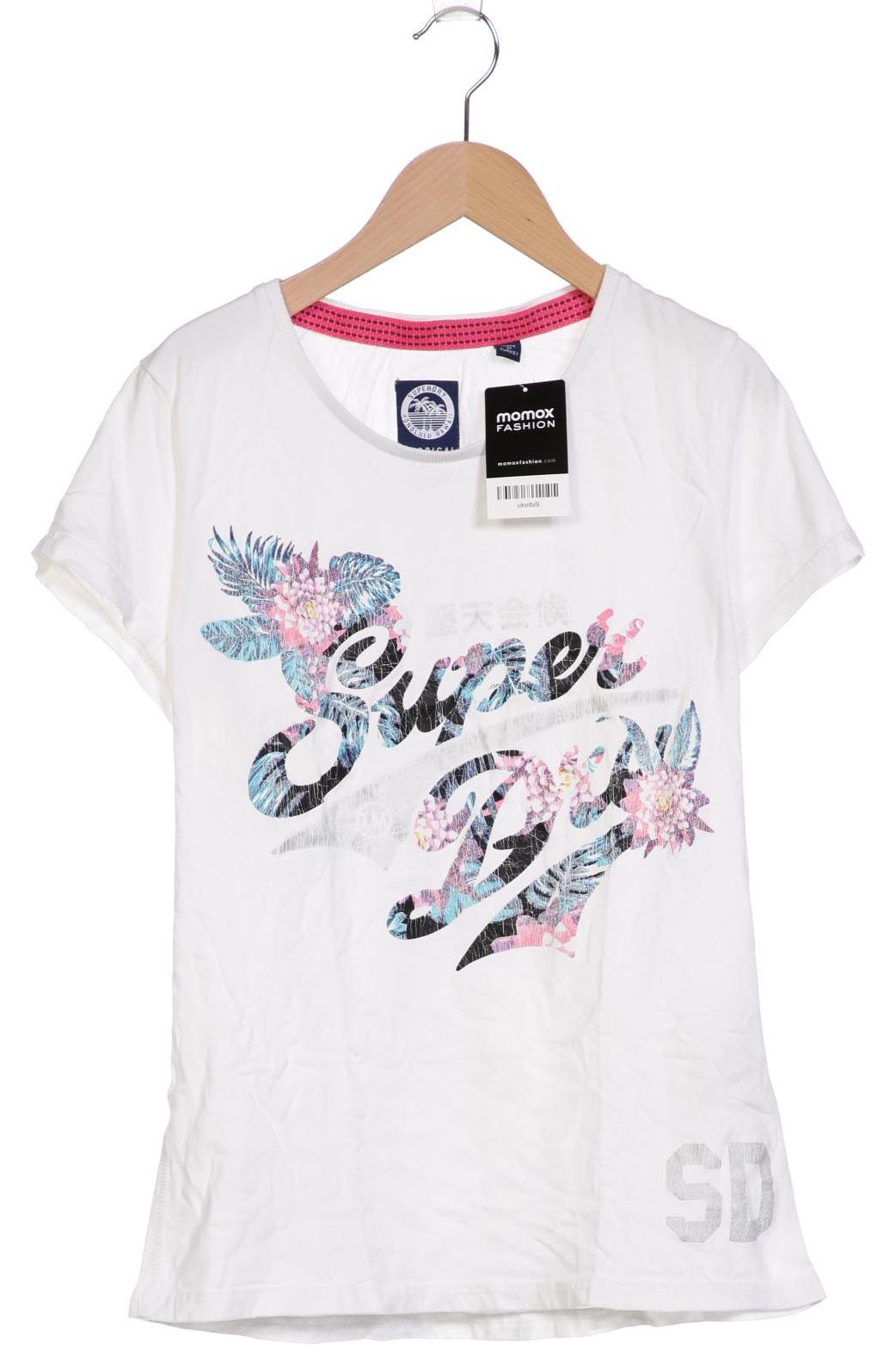 

Superdry Damen T-Shirt, weiß, Gr. 44