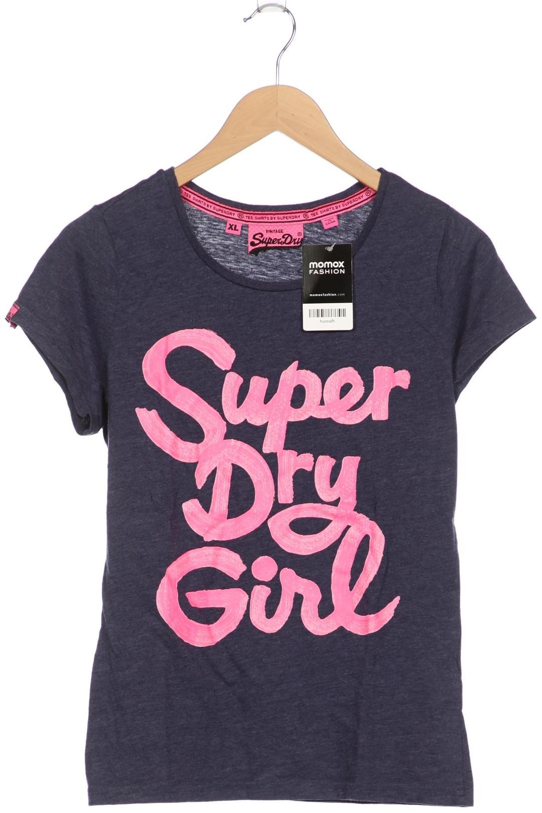 

Superdry Damen T-Shirt, blau, Gr. 44