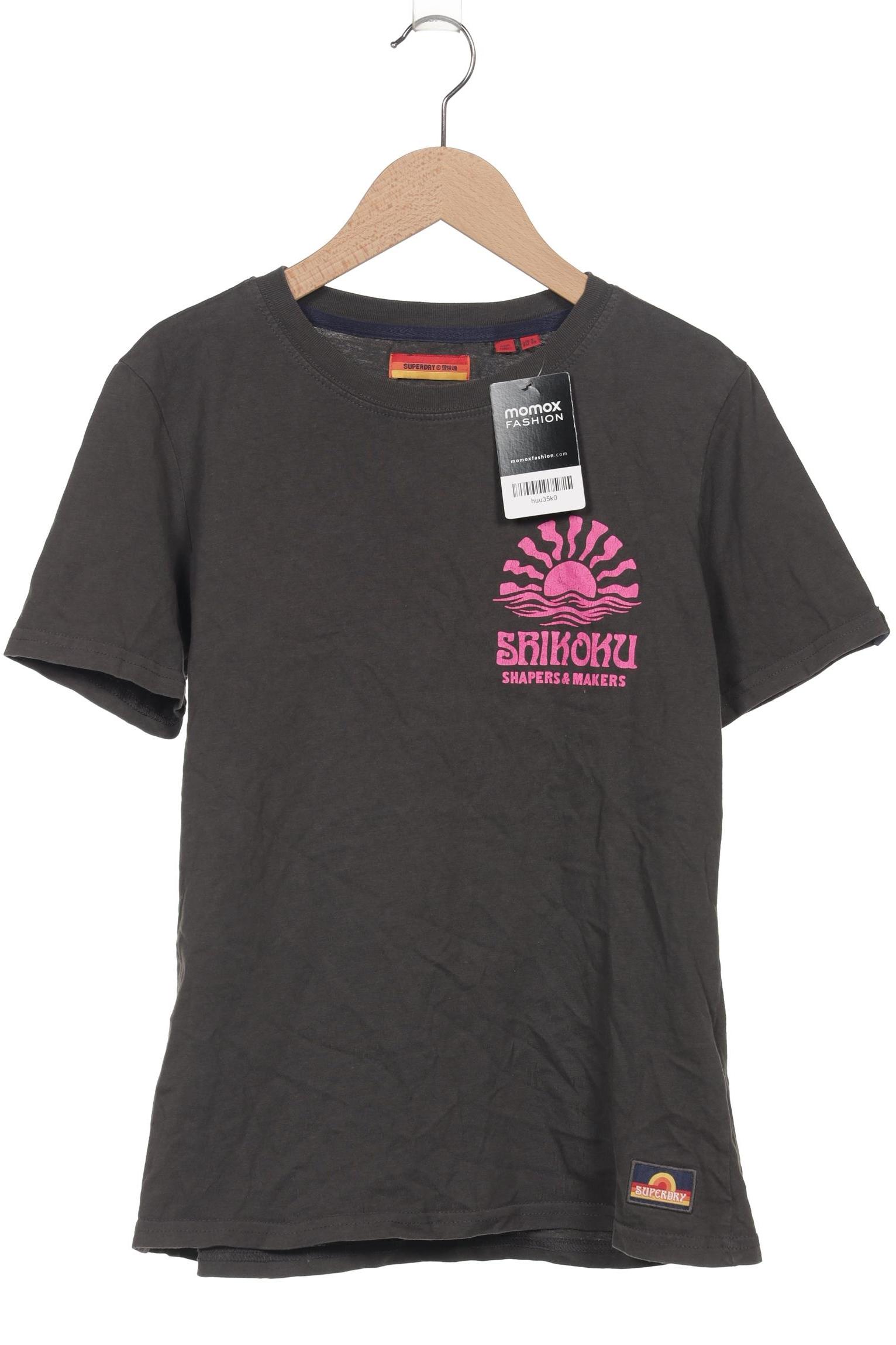

Superdry Damen T-Shirt, grau, Gr. 36
