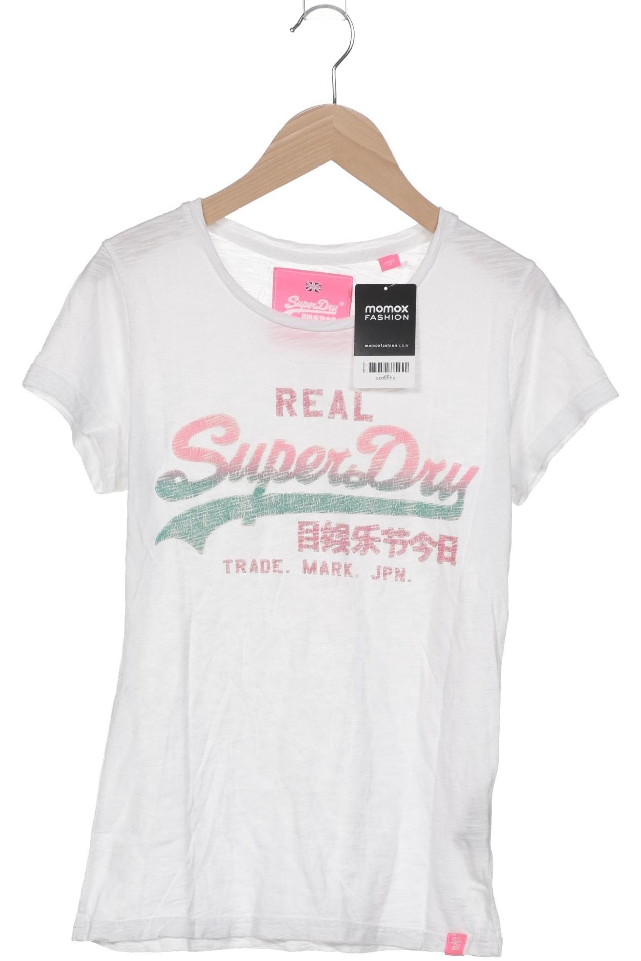 

Superdry Damen T-Shirt, weiß, Gr. 38