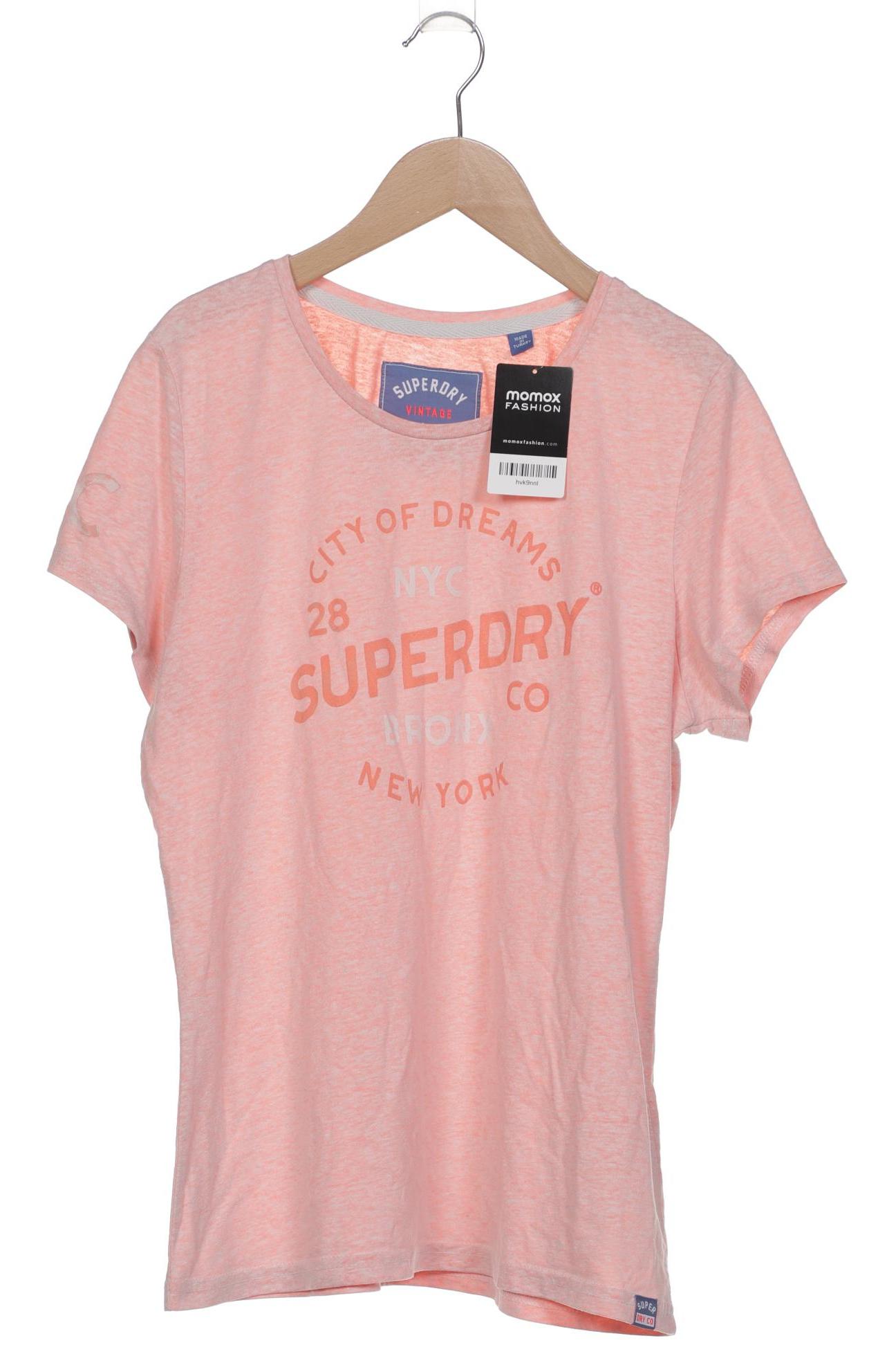 

Superdry Damen T-Shirt, orange, Gr. 44