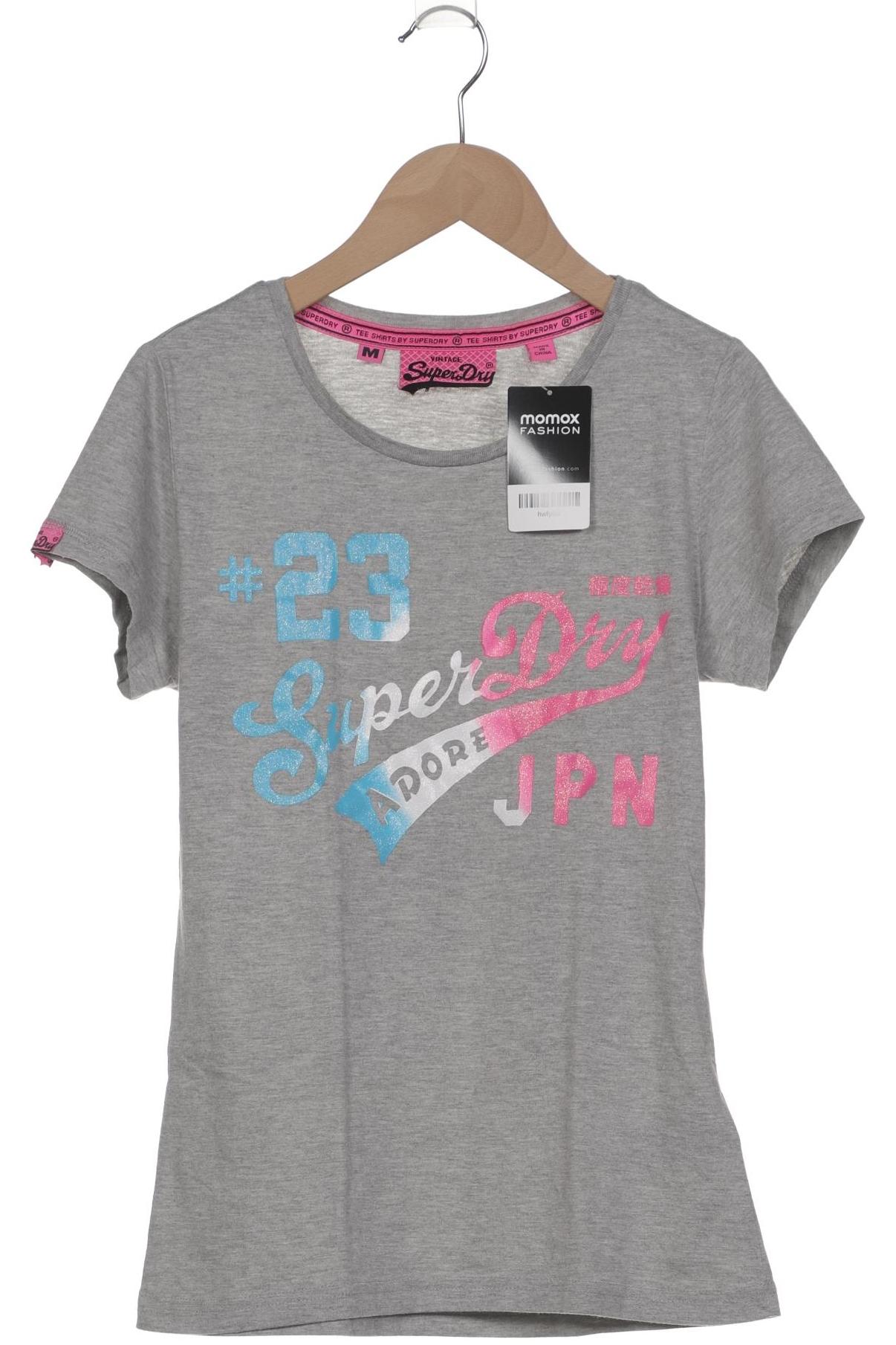 

Superdry Damen T-Shirt, grau, Gr. 38