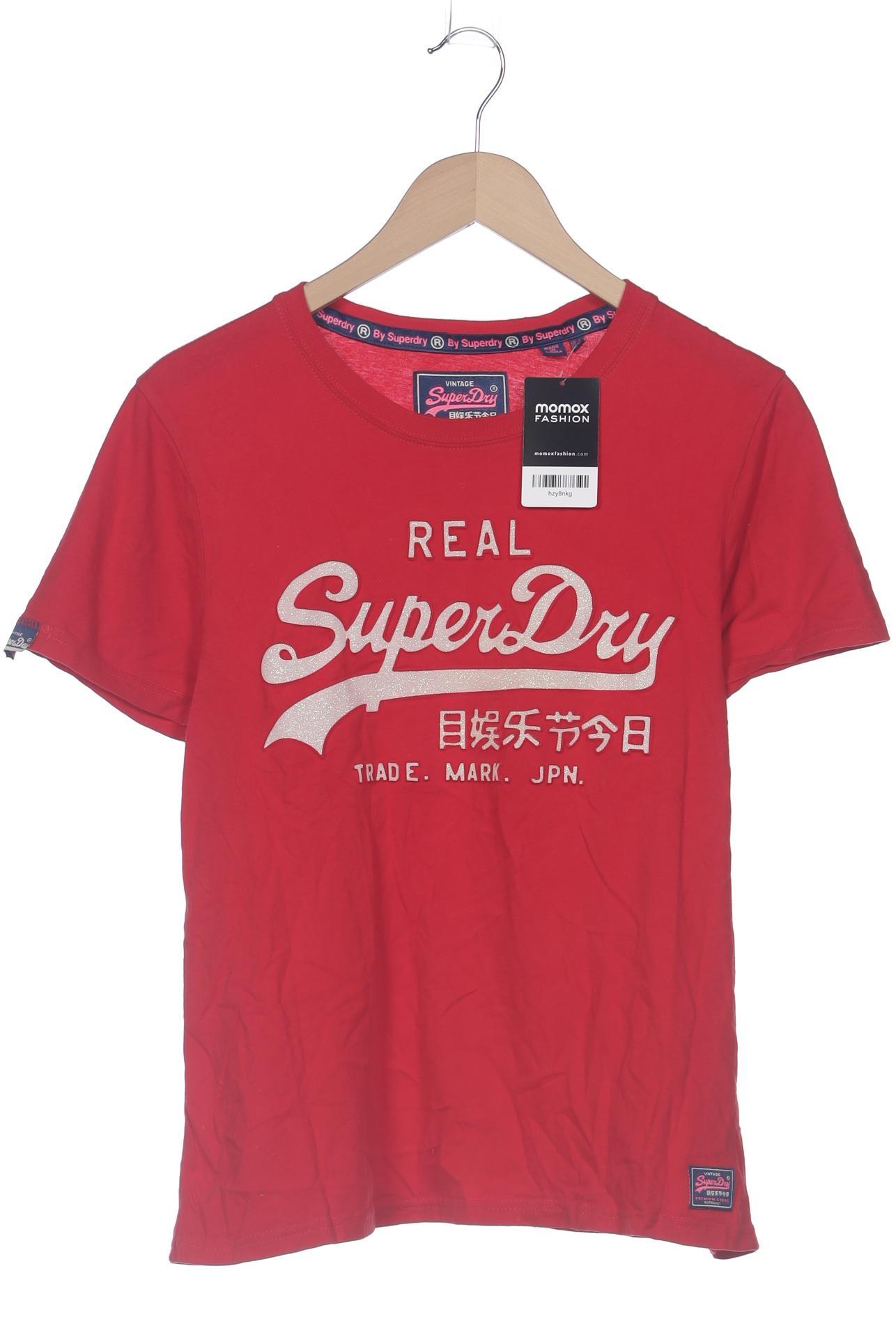

Superdry Damen T-Shirt, rot, Gr. 42