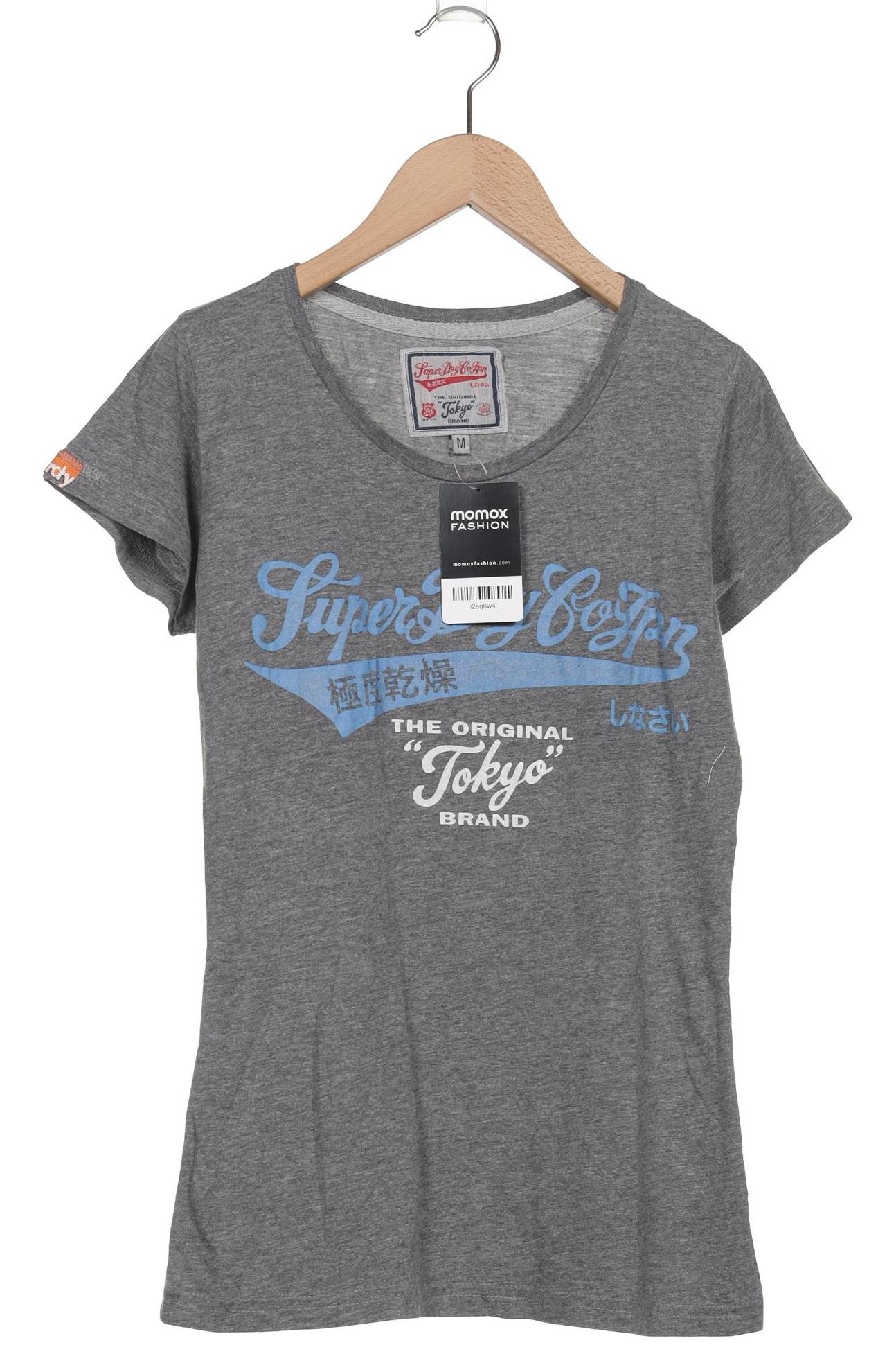 

Superdry Damen T-Shirt, grau, Gr. 38