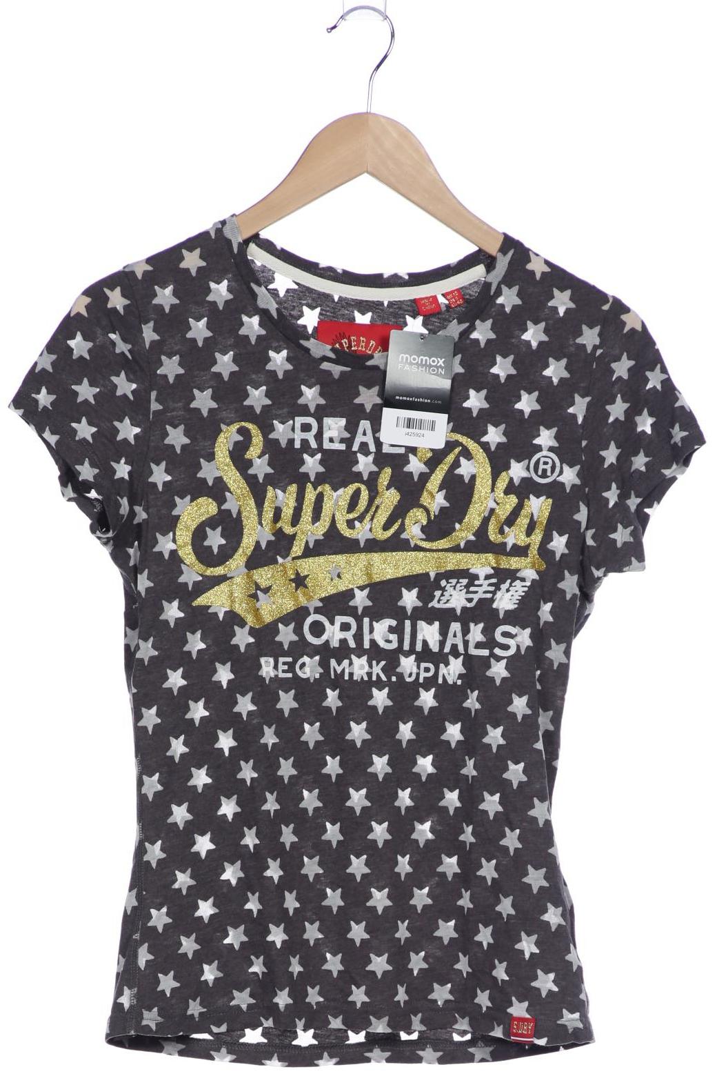 

Superdry Damen T-Shirt, grau, Gr. 40