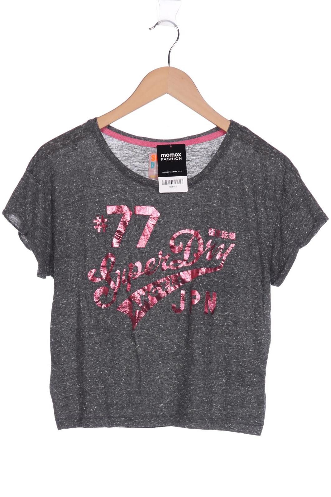 

Superdry Damen T-Shirt, grau, Gr. 36
