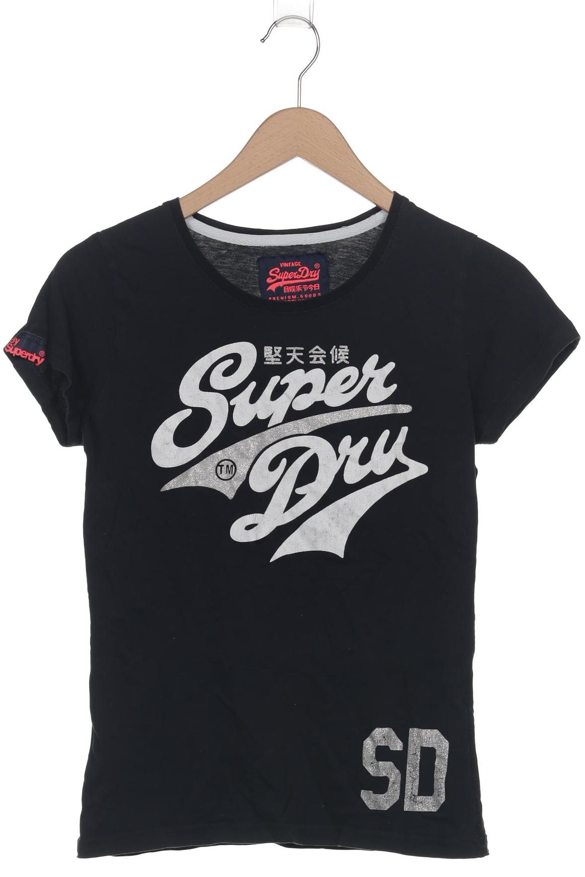 

Superdry Damen T-Shirt, marineblau, Gr. 38