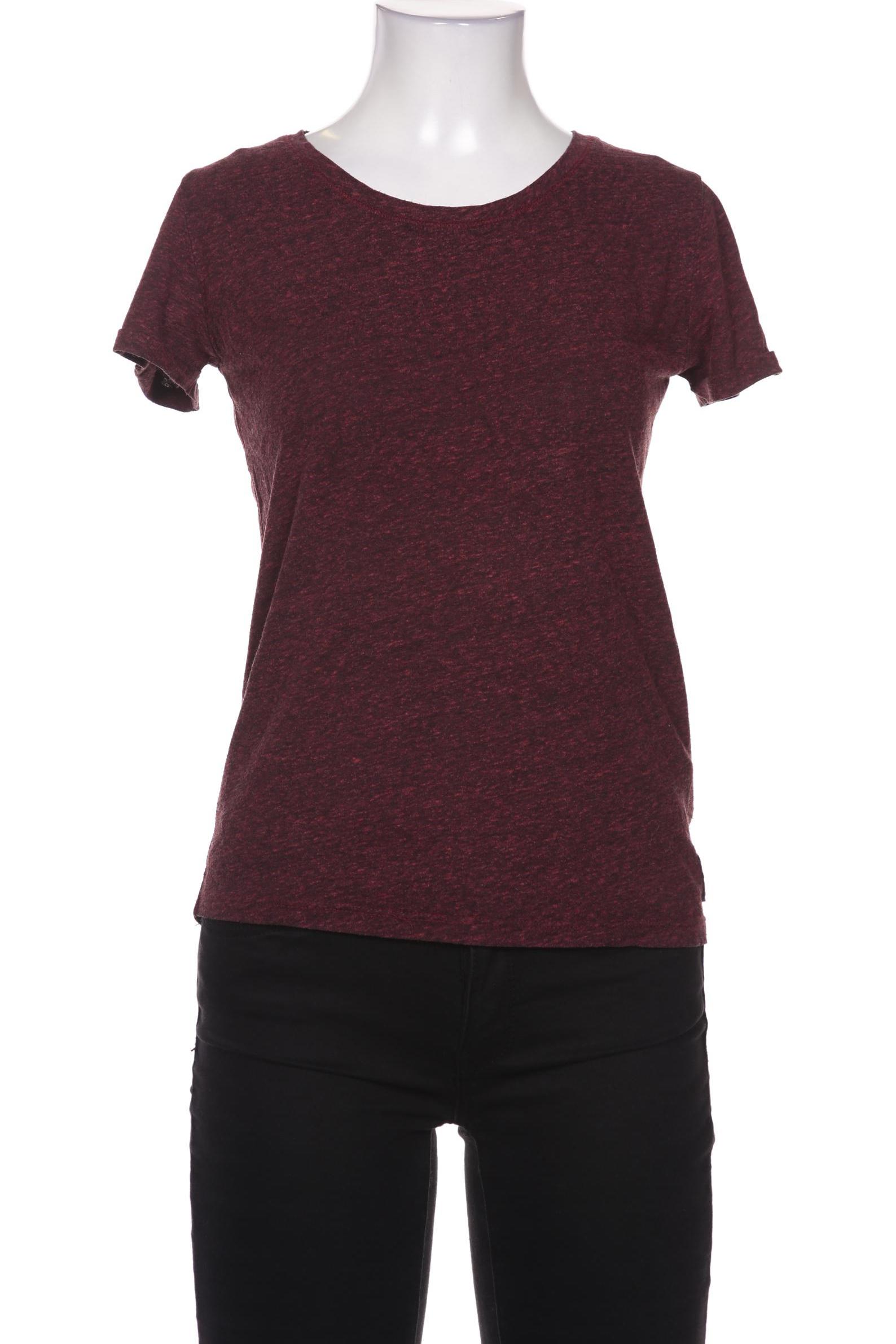 

Superdry Damen T-Shirt, bordeaux, Gr. 34