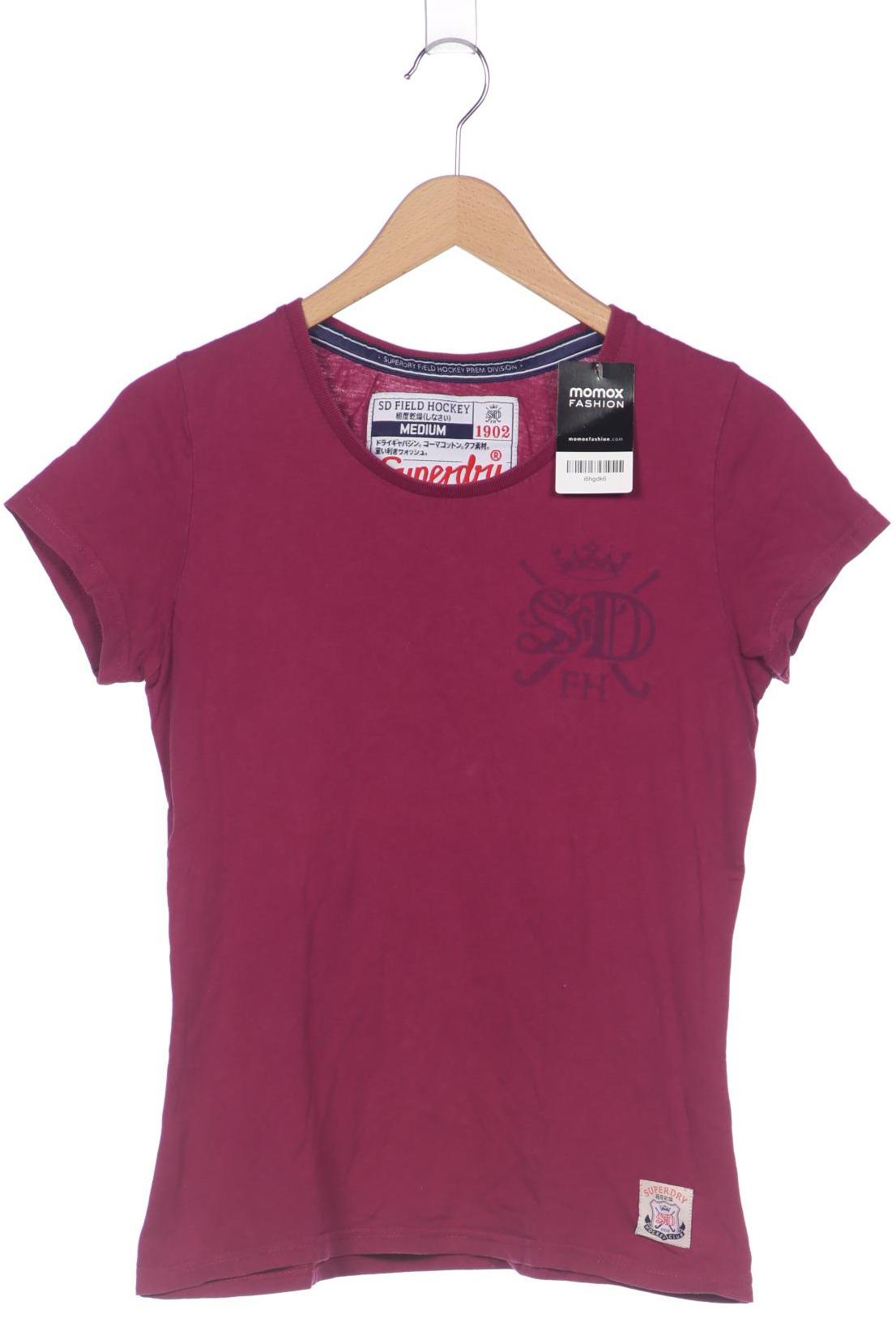 

Superdry Damen T-Shirt, bordeaux, Gr. 38