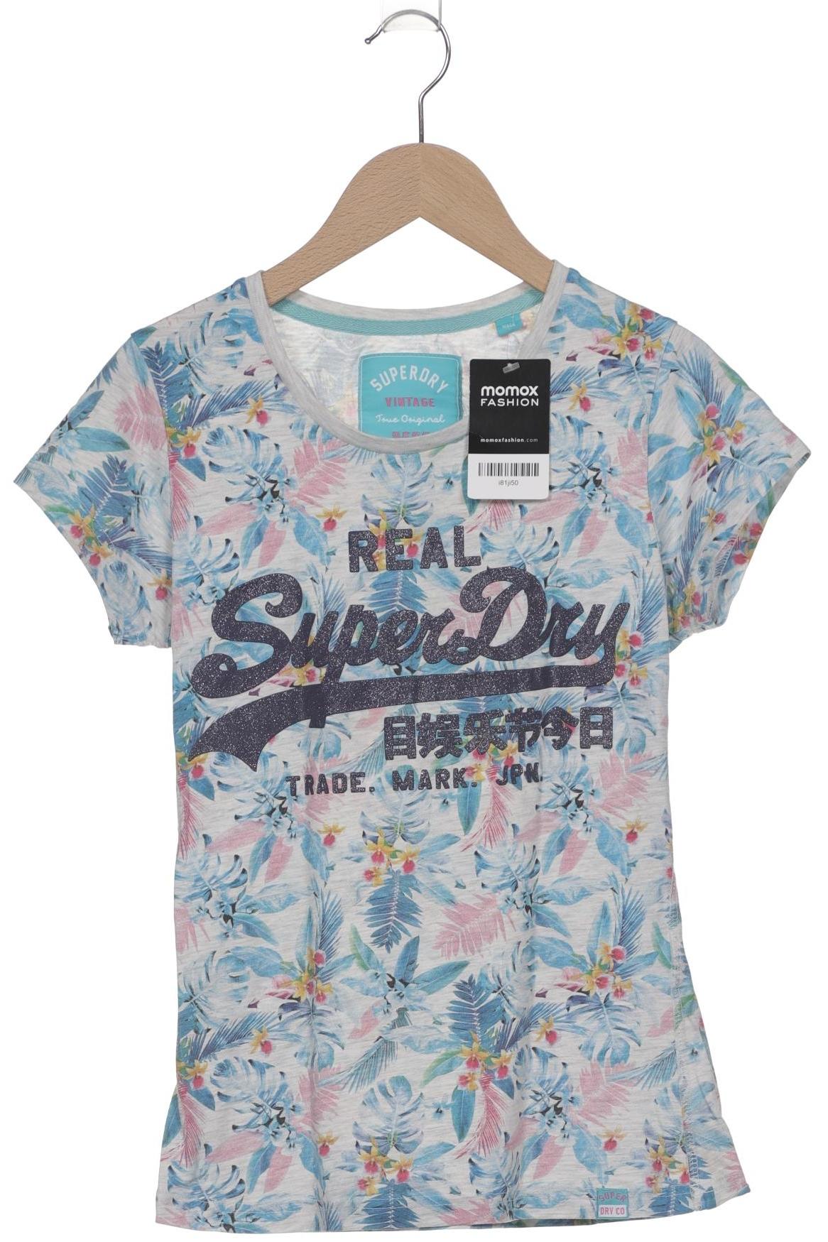 

Superdry Damen T-Shirt, blau, Gr. 34