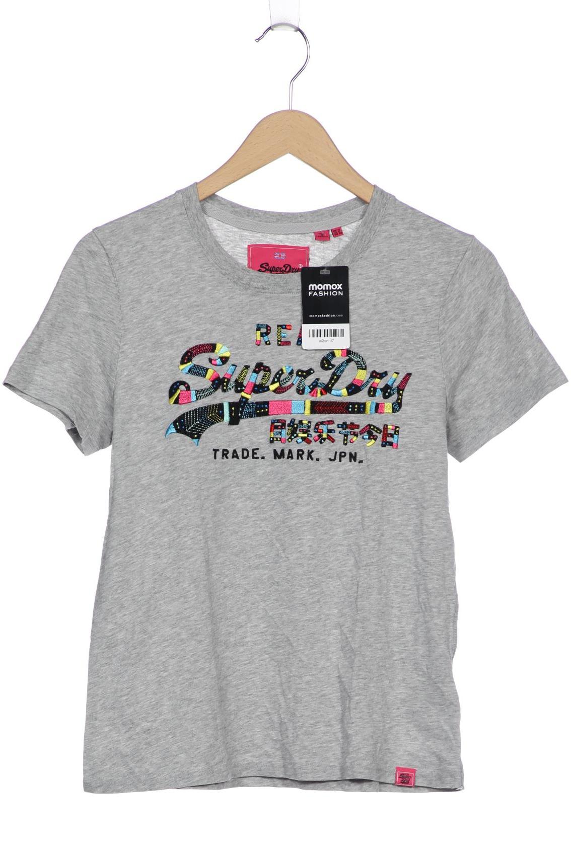 

Superdry Damen T-Shirt, grau, Gr. 40