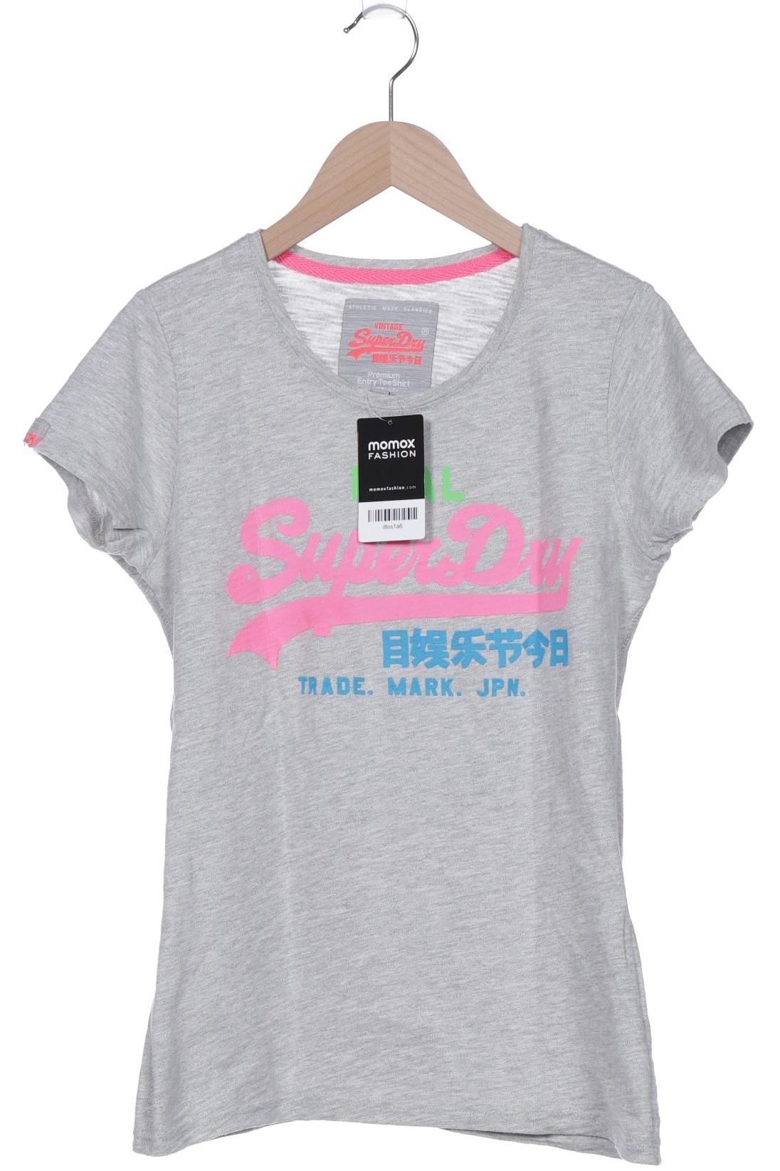 

Superdry Damen T-Shirt, grau, Gr. 38