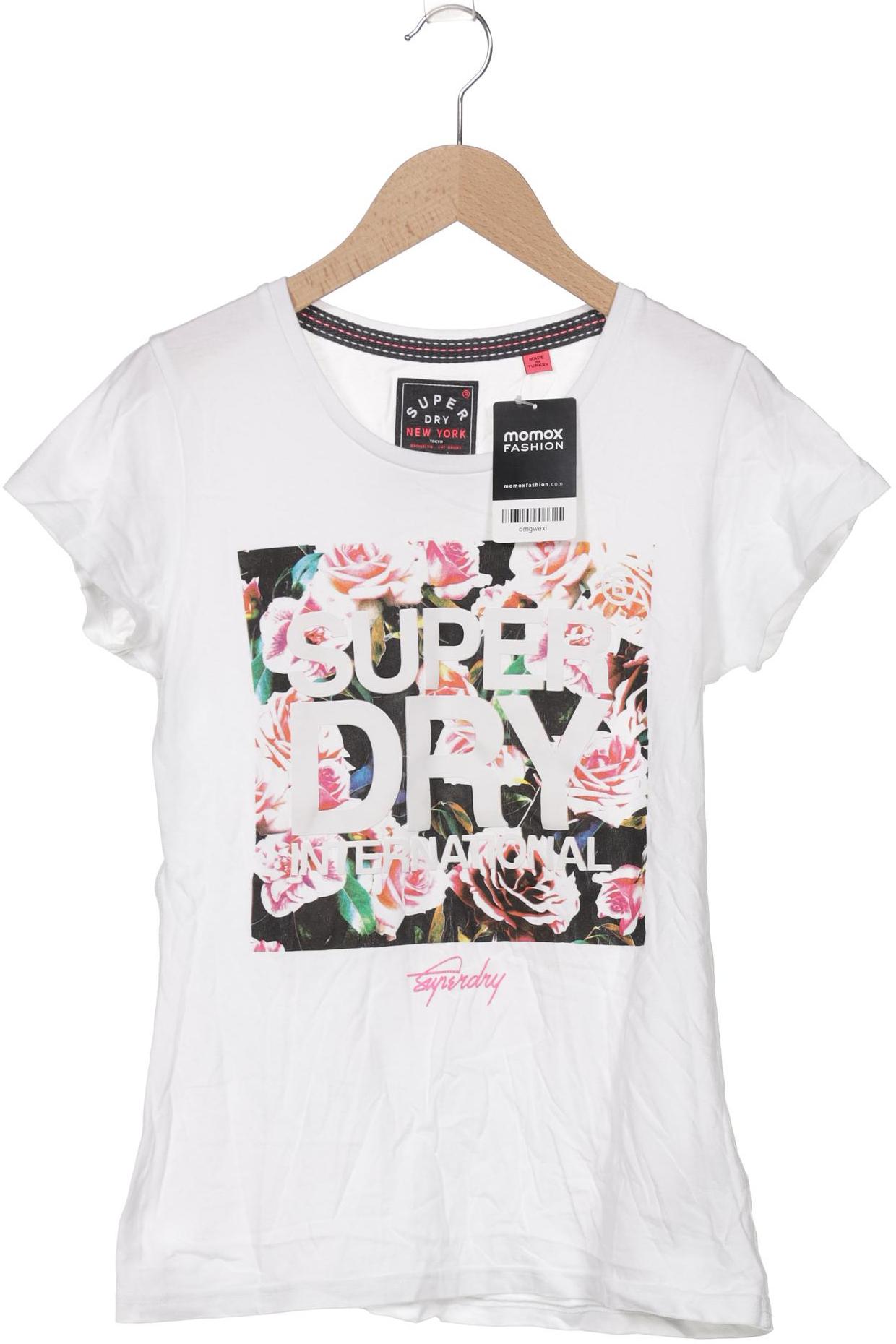 

Superdry Damen T-Shirt, weiß, Gr. 36