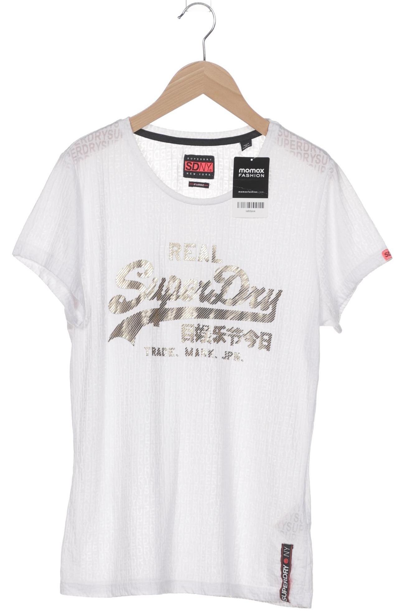 

Superdry Damen T-Shirt, weiß, Gr. 44