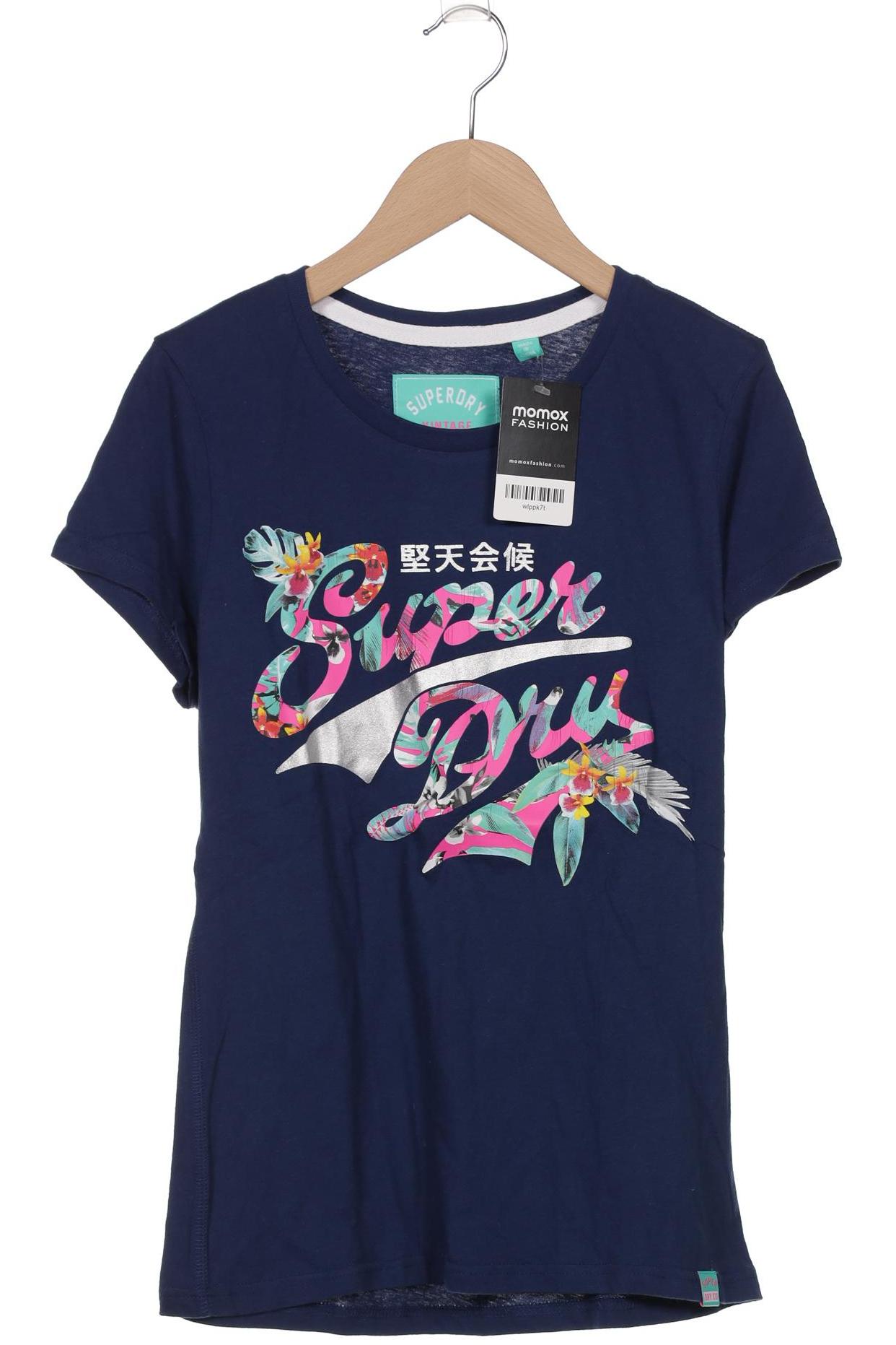 

Superdry Damen T-Shirt, marineblau, Gr. 40