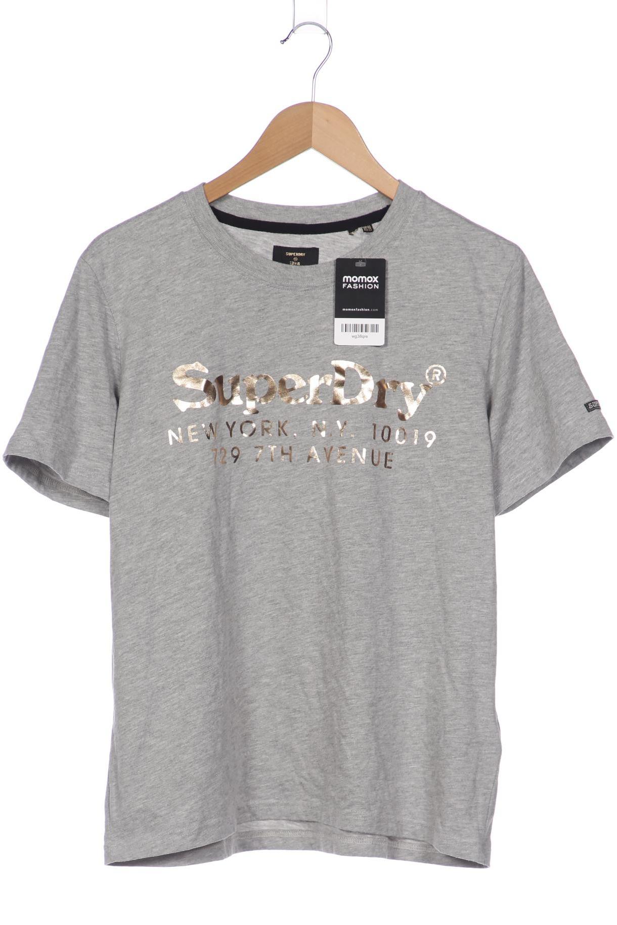 

Superdry Damen T-Shirt, grau, Gr. 42