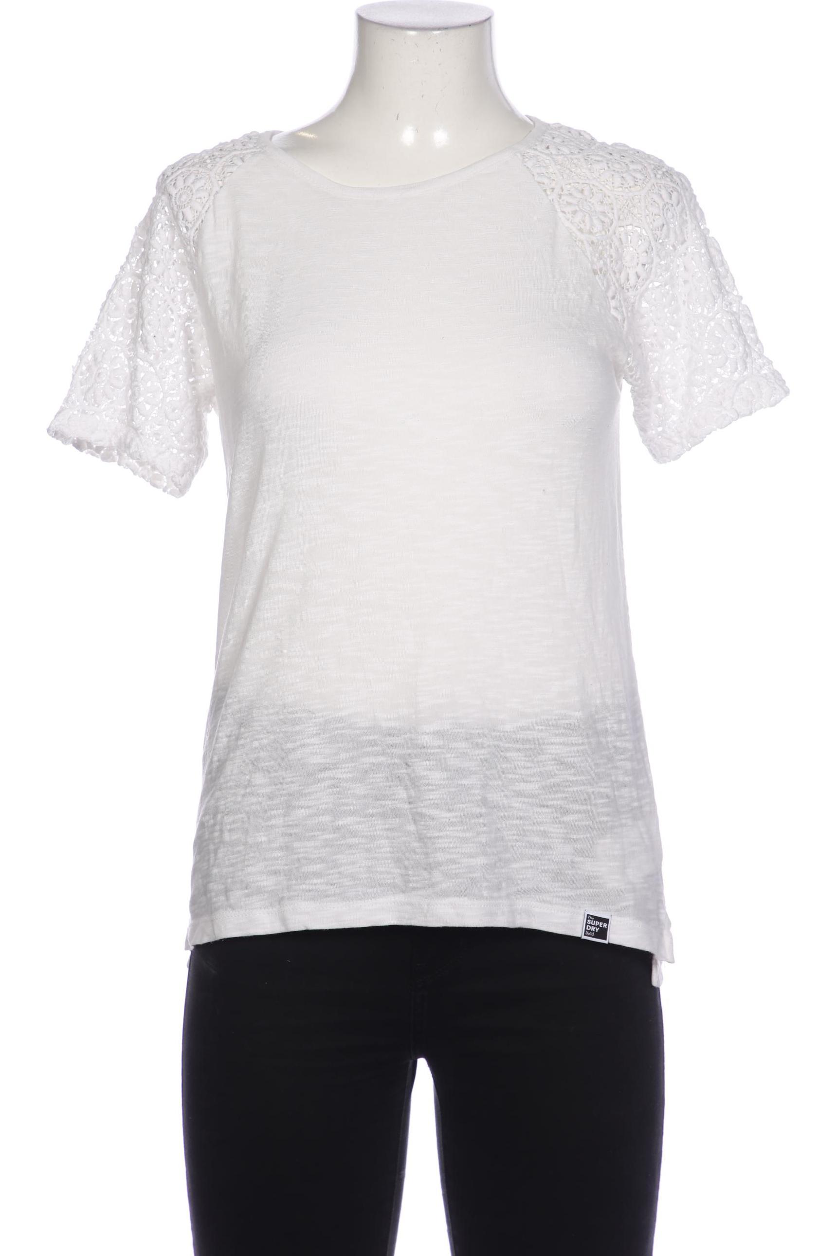 

Superdry Damen T-Shirt, weiß, Gr. 40