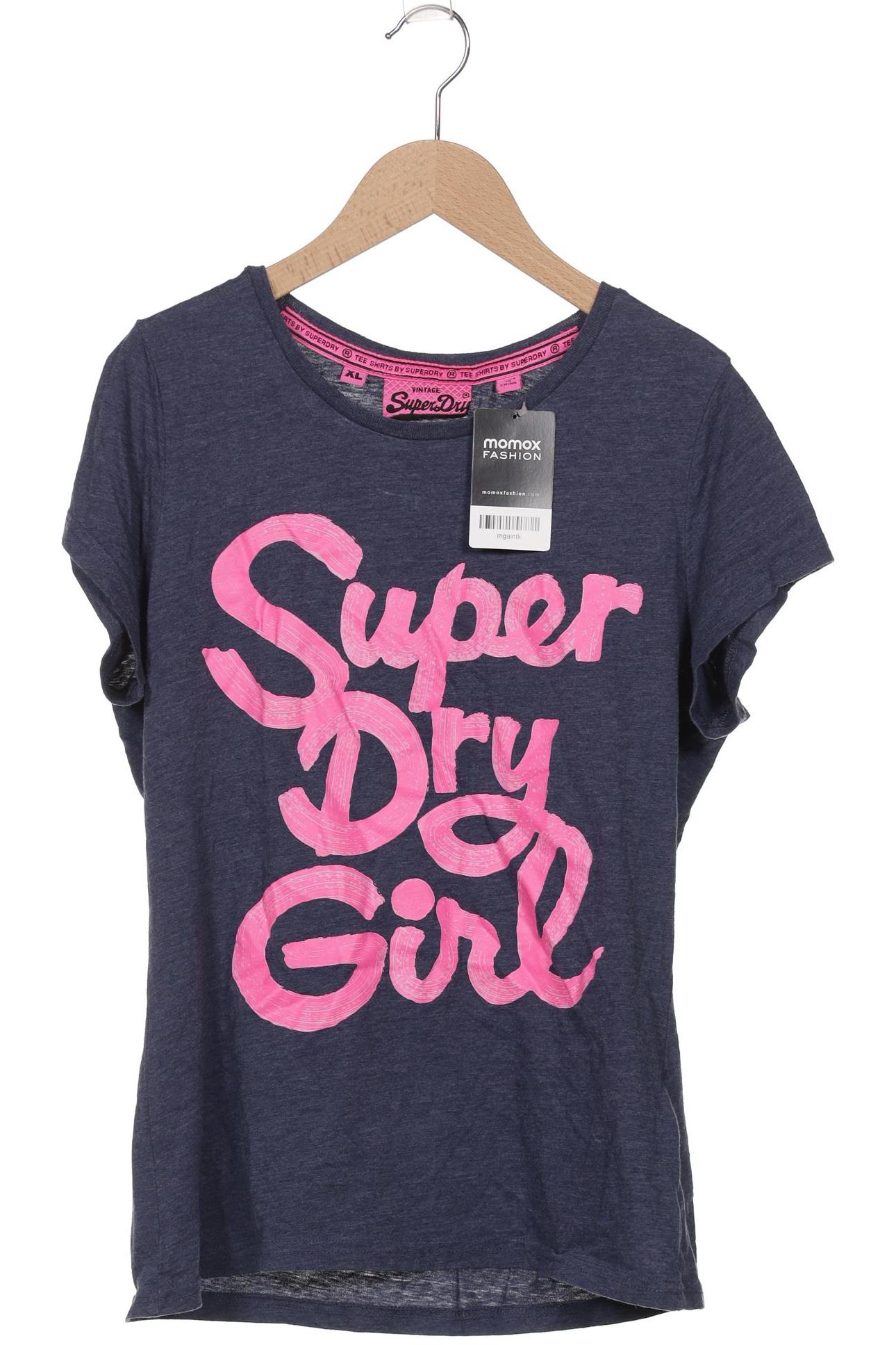 

Superdry Damen T-Shirt, marineblau, Gr. 44