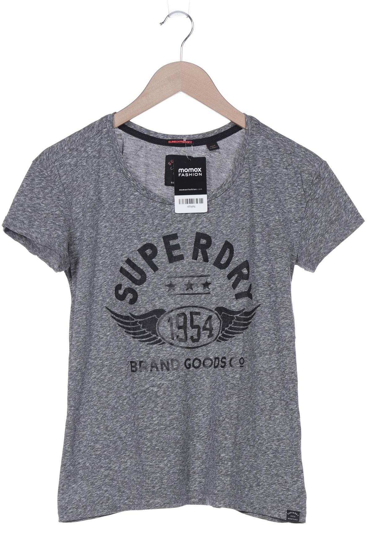 

Superdry Damen T-Shirt, grau, Gr. 36