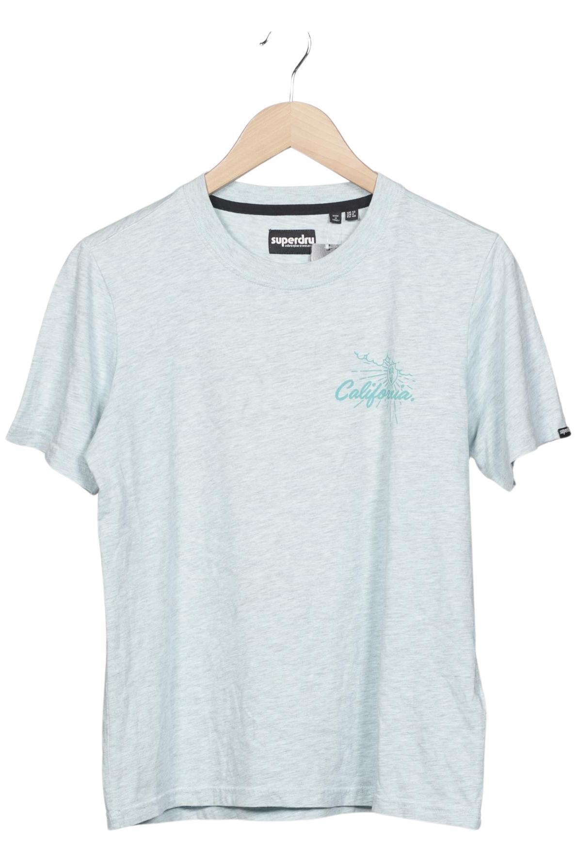 

Superdry Damen T-Shirt, hellblau, Gr. 40