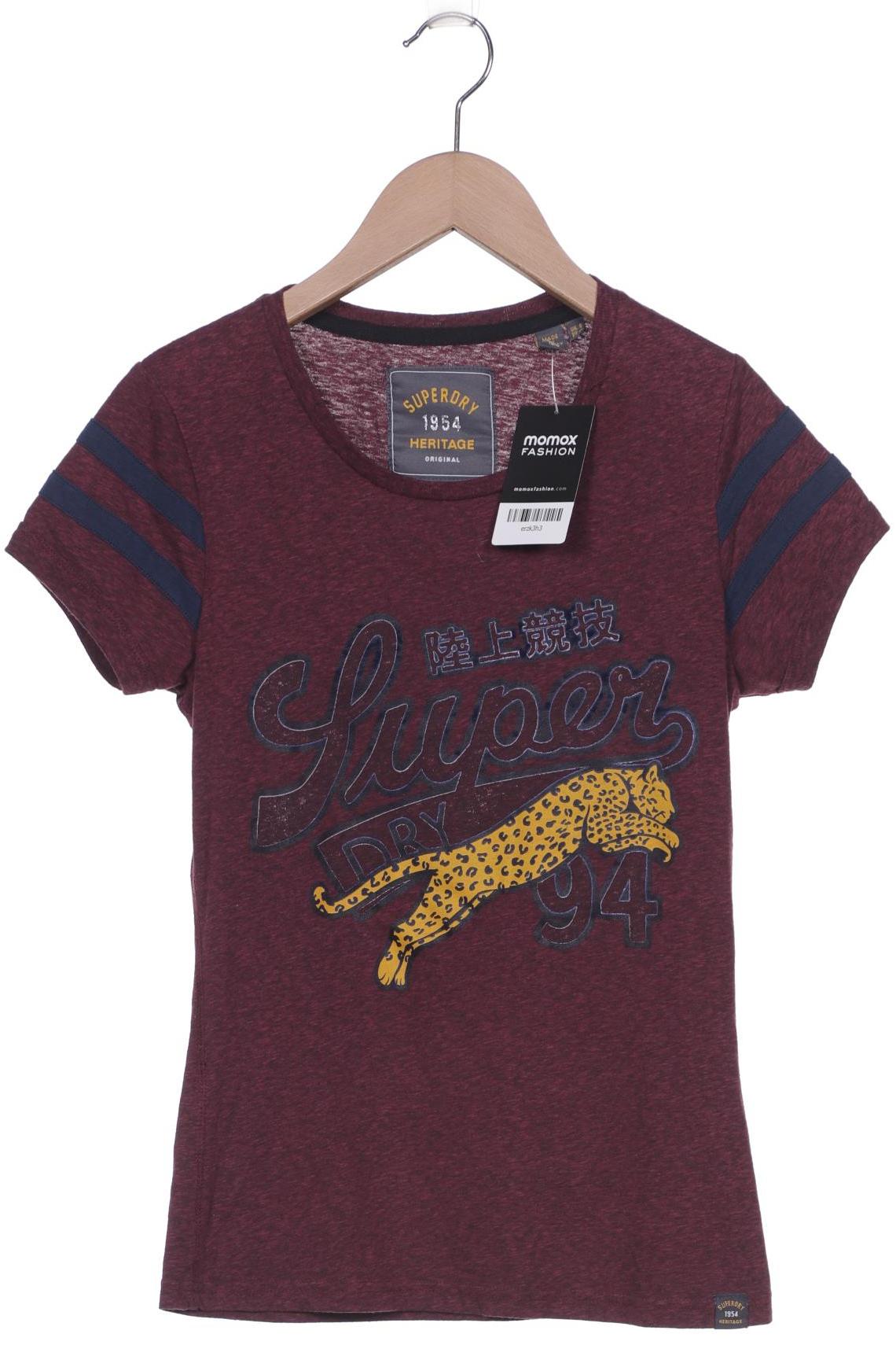 

Superdry Damen T-Shirt, bordeaux