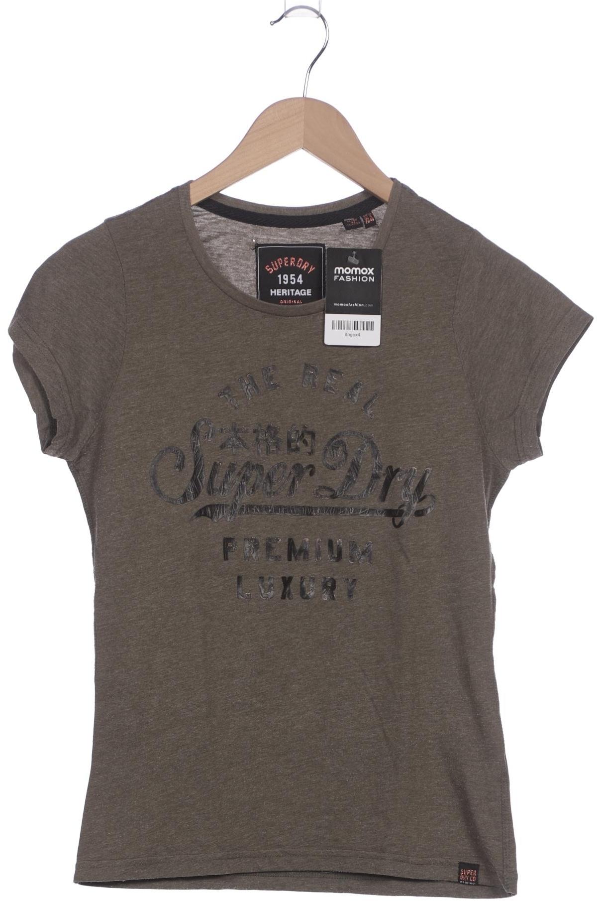 

Superdry Damen T-Shirt, grün, Gr. 40