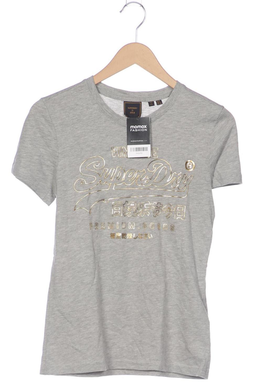 

Superdry Damen T-Shirt, grau, Gr. 36