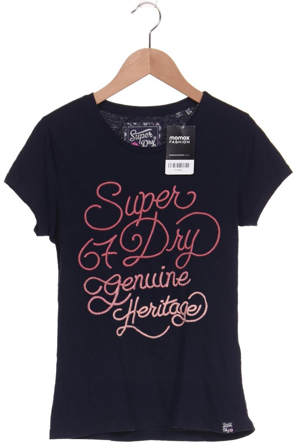 

Superdry Damen T-Shirt, marineblau, Gr. 38