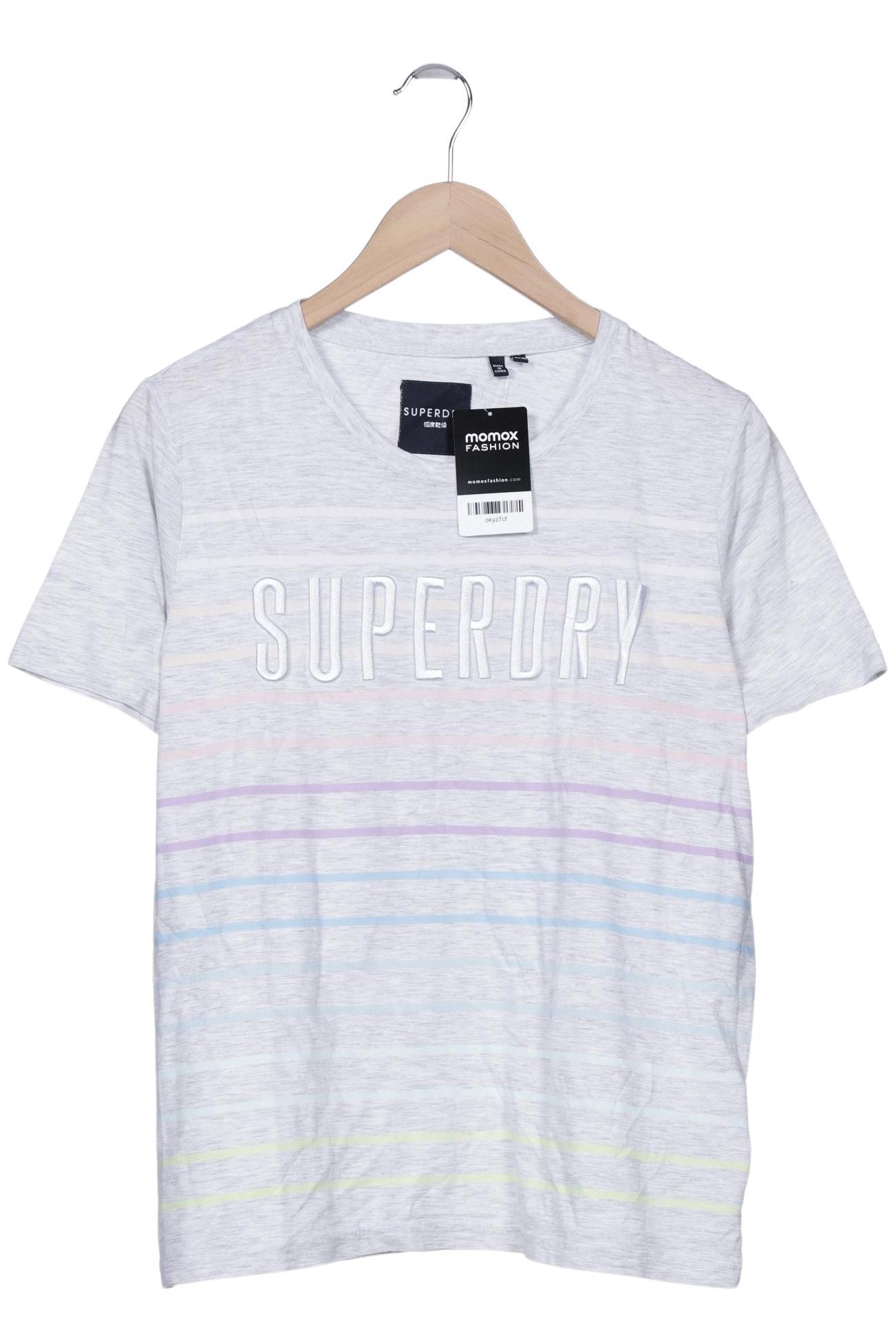 

Superdry Damen T-Shirt, grau, Gr. 42
