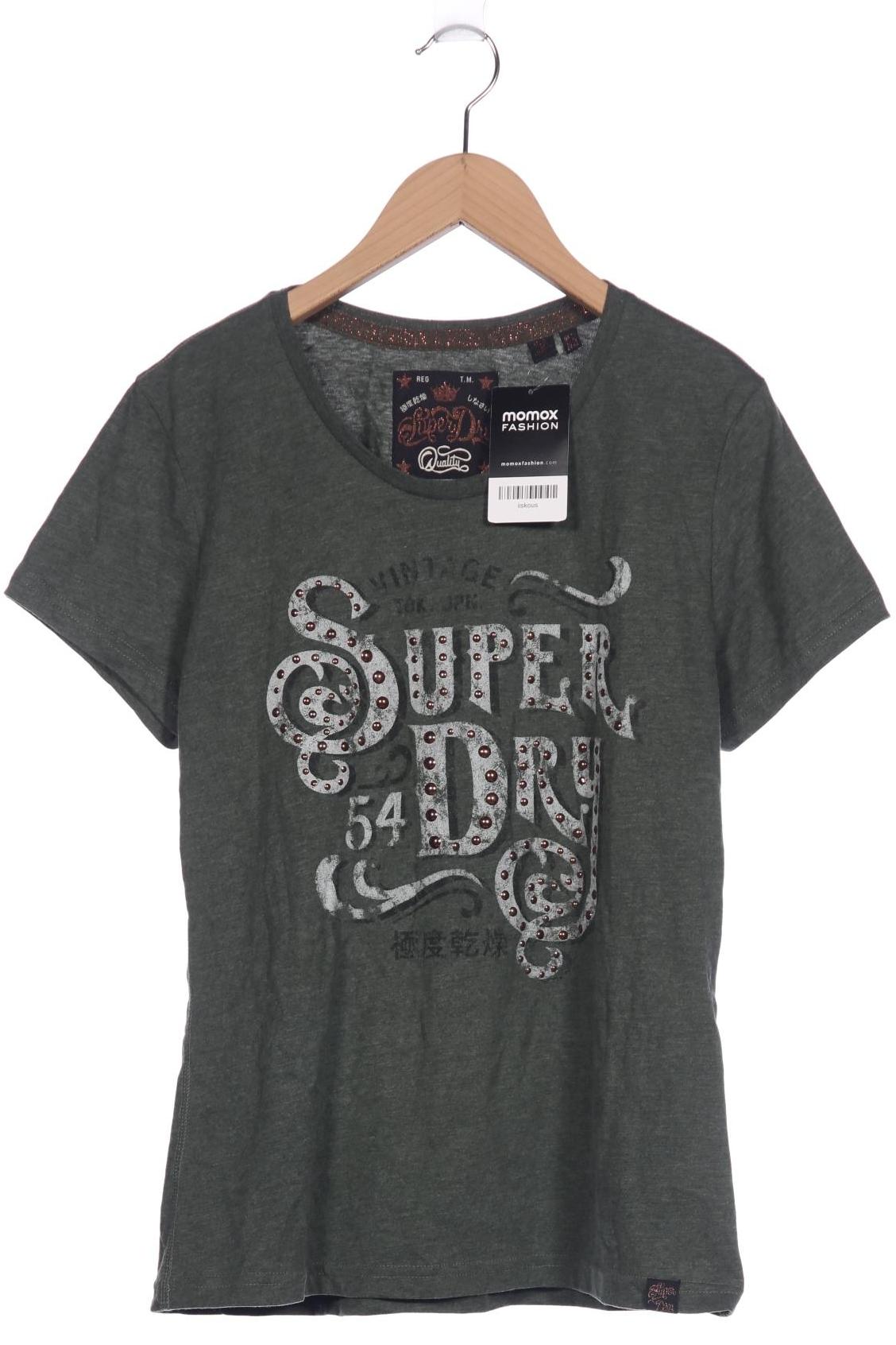 

Superdry Damen T-Shirt, grün, Gr. 42