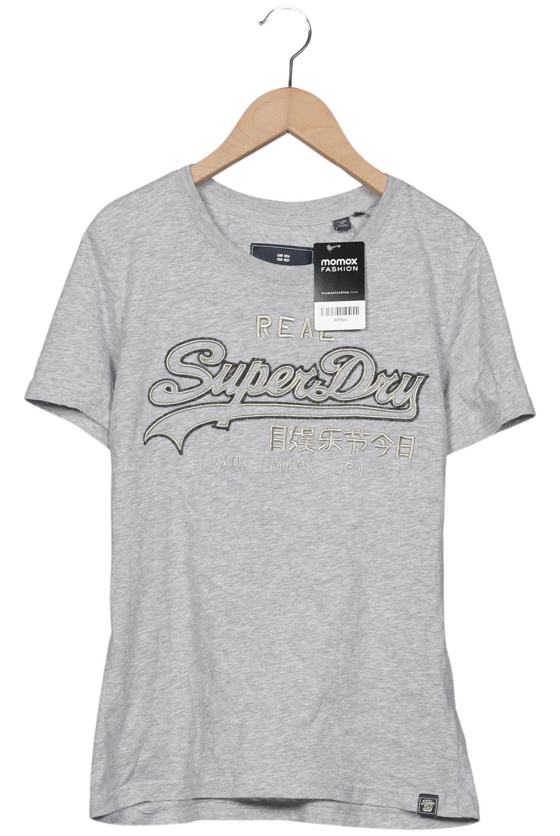 

Superdry Damen T-Shirt, grau, Gr. 40