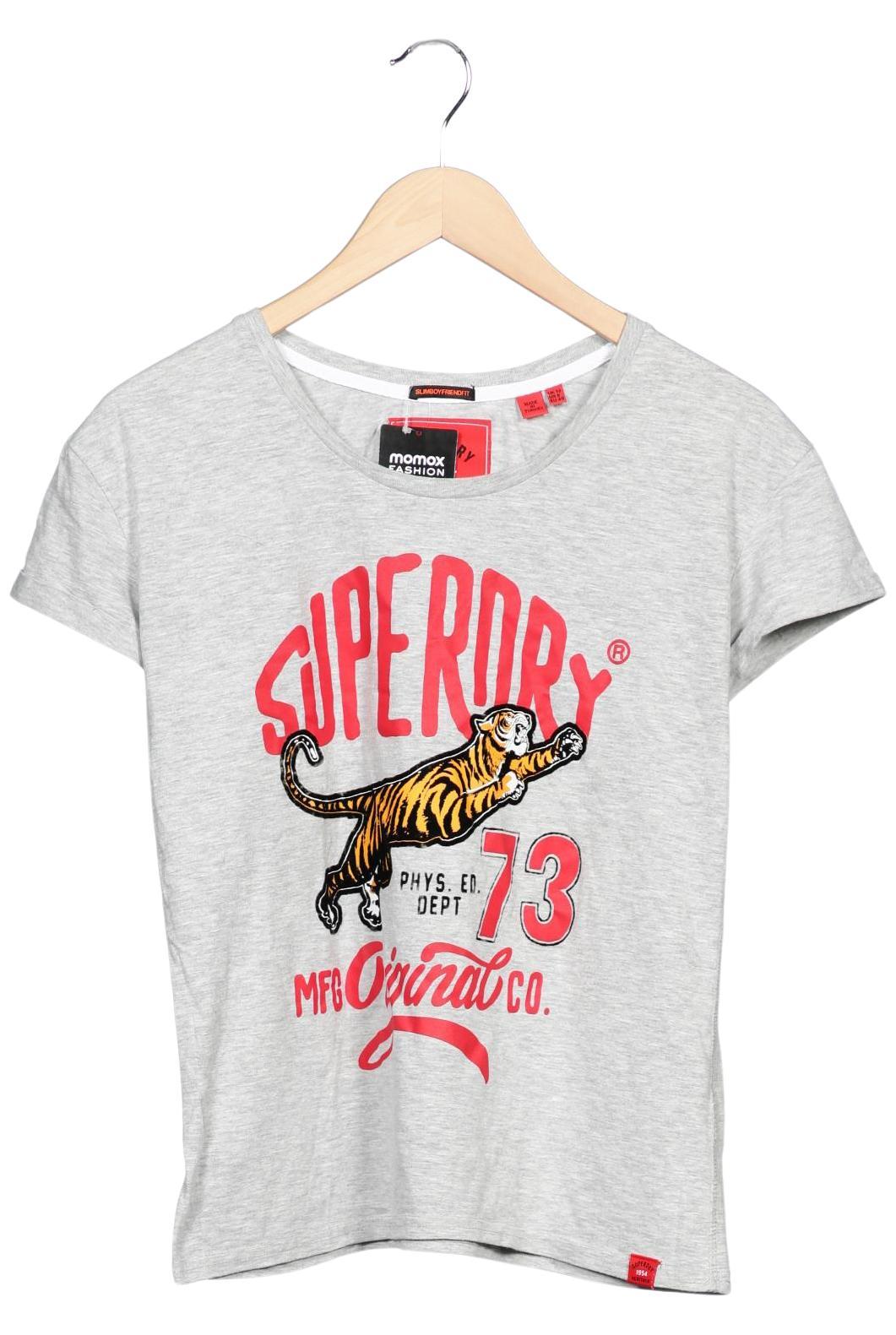 

Superdry Damen T-Shirt, grau, Gr. 40