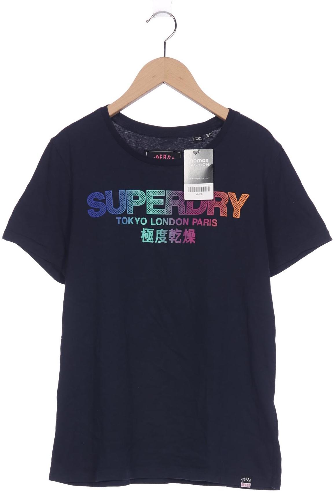 

Superdry Damen T-Shirt, marineblau, Gr. 40