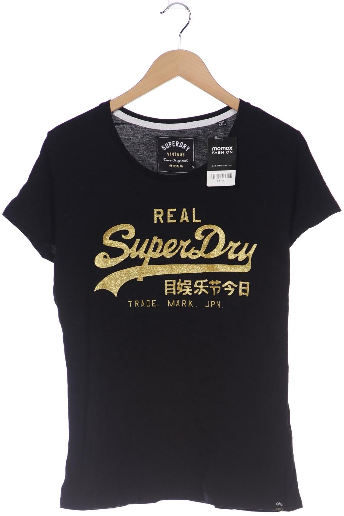 

Superdry Damen T-Shirt, schwarz, Gr. 44