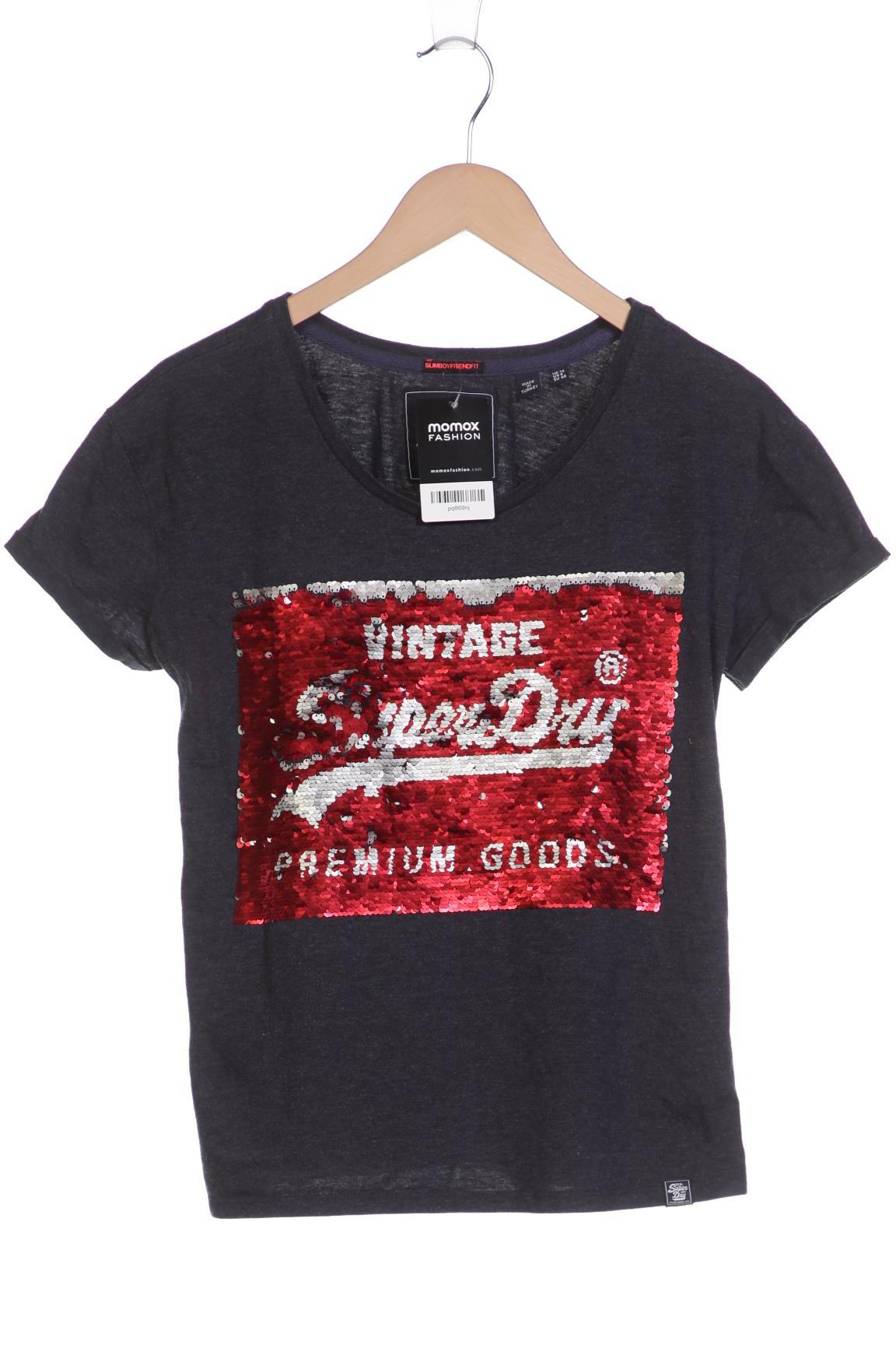 

Superdry Damen T-Shirt, grau, Gr. 40