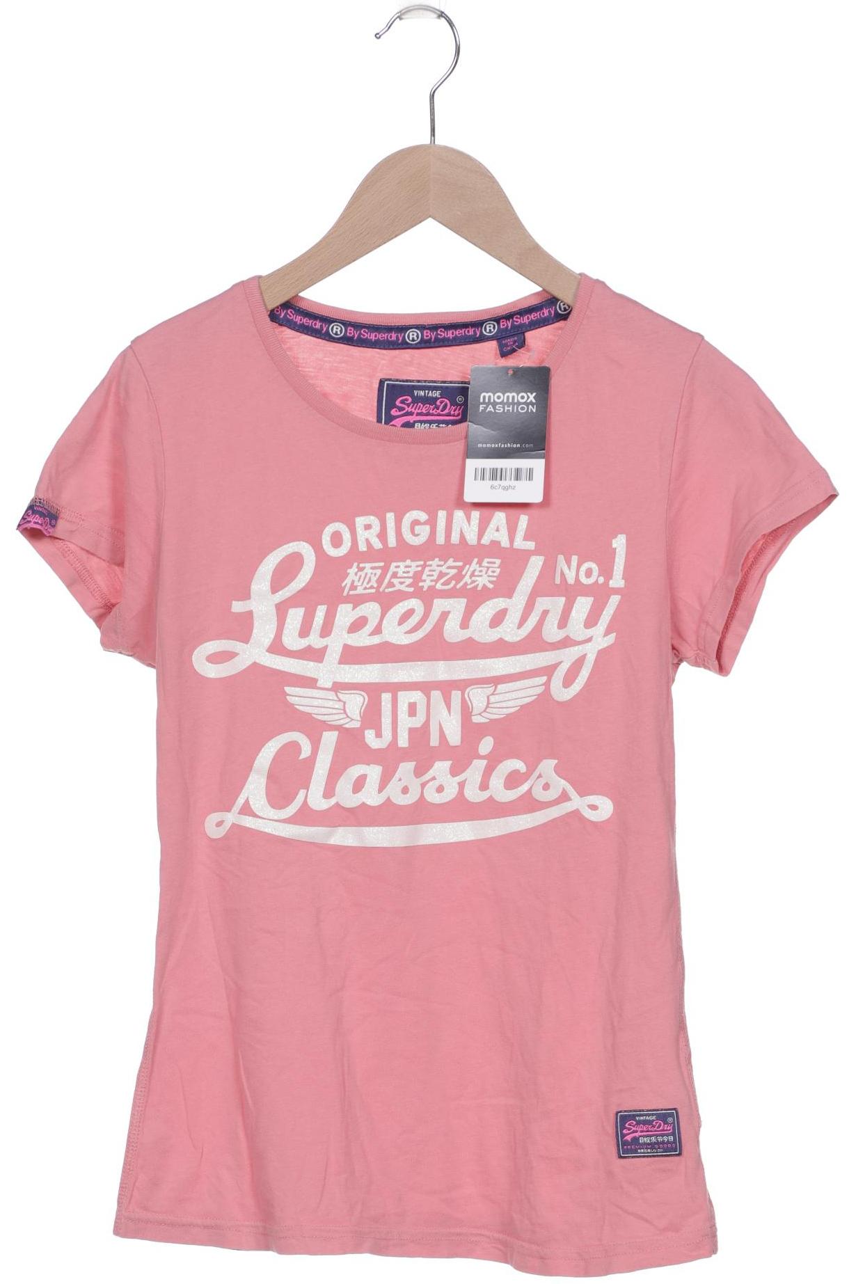 

Superdry Damen T-Shirt, pink, Gr. 38