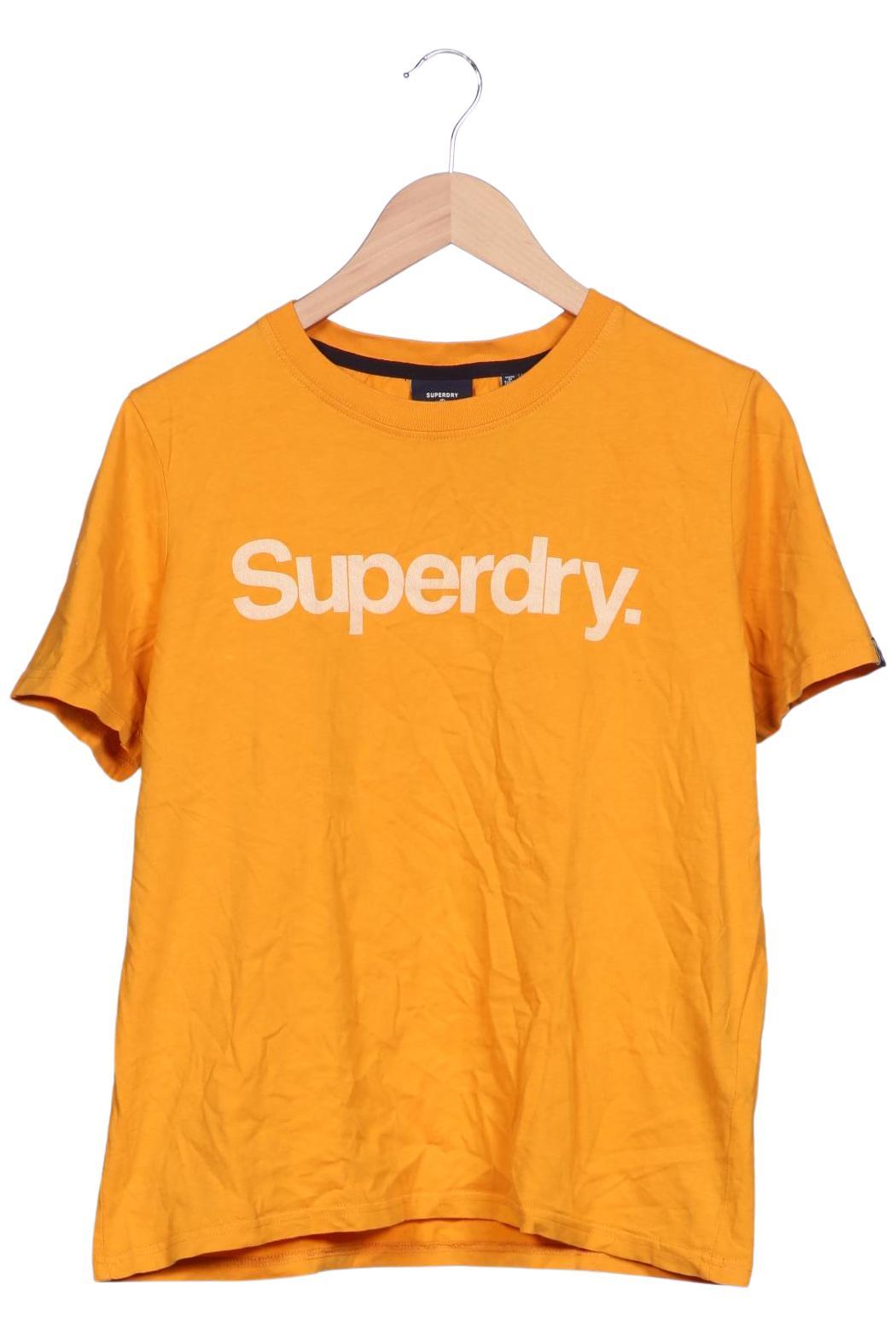

Superdry Damen T-Shirt, gelb, Gr. 42