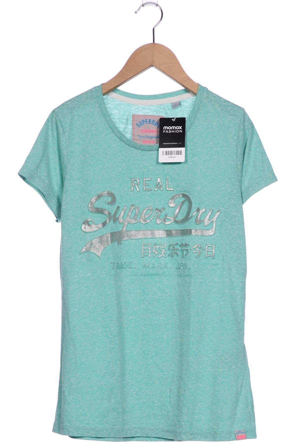 

Superdry Damen T-Shirt, hellgrün, Gr. 42