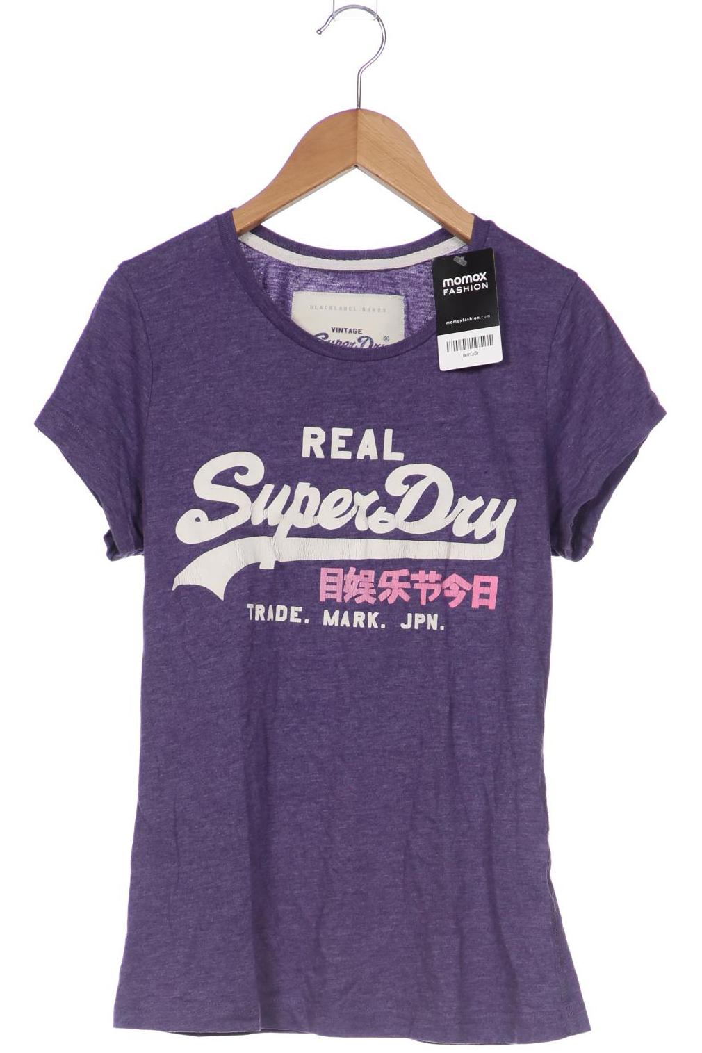 

Superdry Damen T-Shirt, flieder, Gr. 38